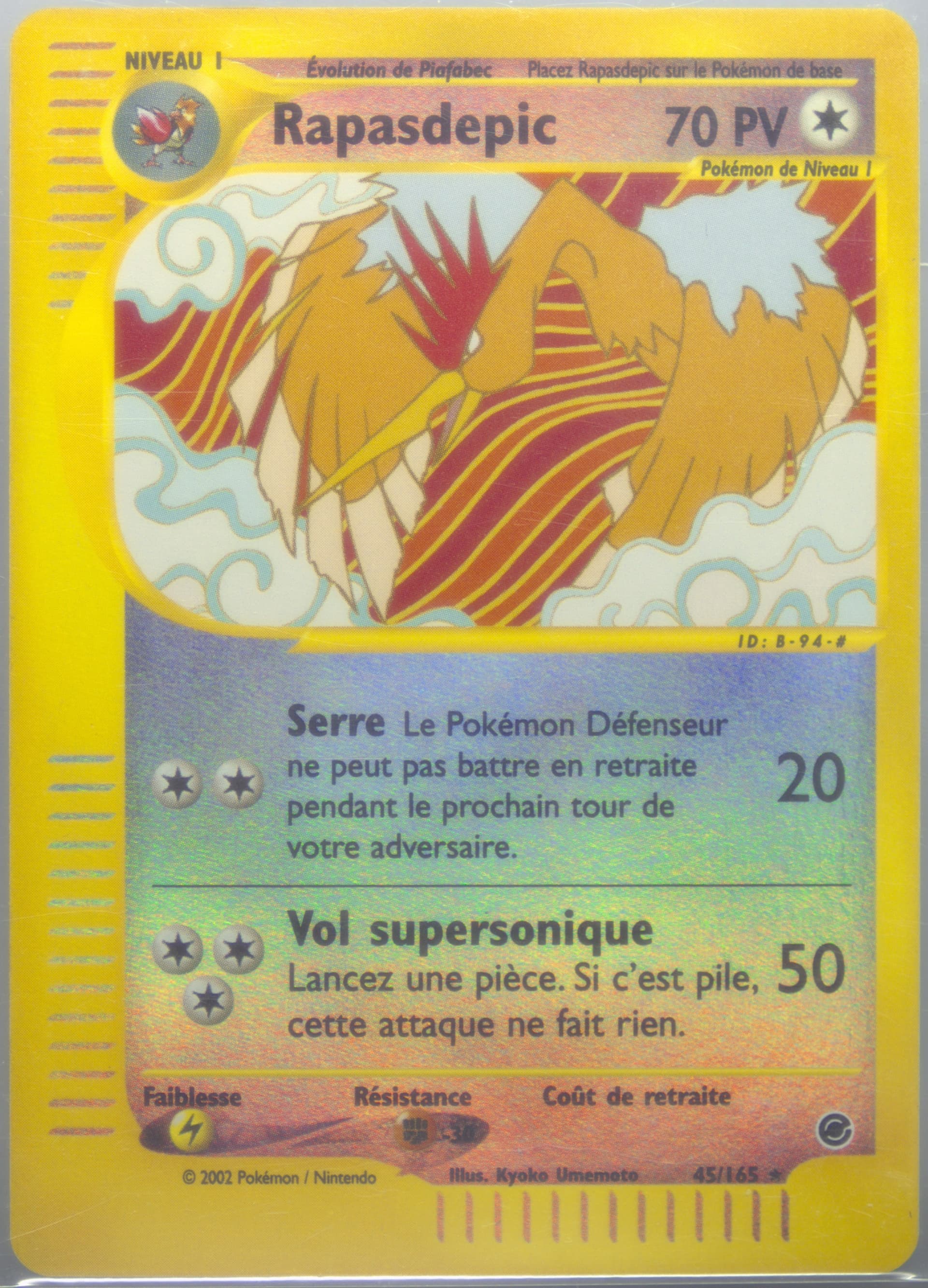 Rapasdepic-Reverse Foil (45) 2003 Pokemon French Expedition
