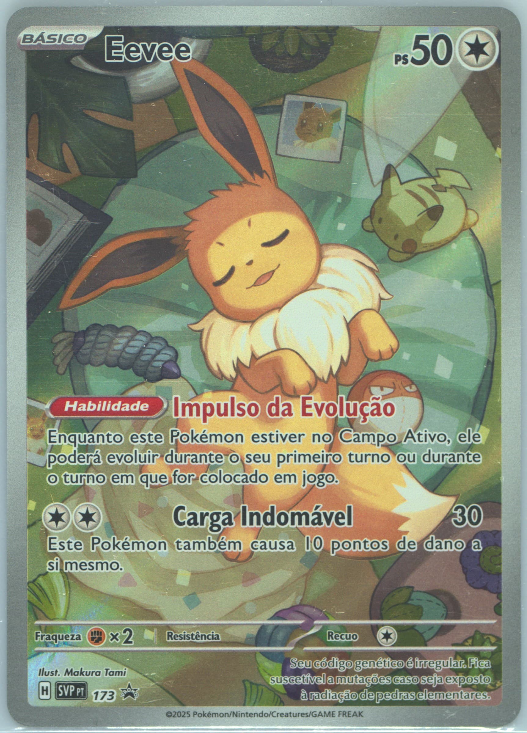 Eevee Prismatic Evolutions Elite Trainer Box (173) 2025 Pokemon Portuguese Svp PT-SV Black Star Promo