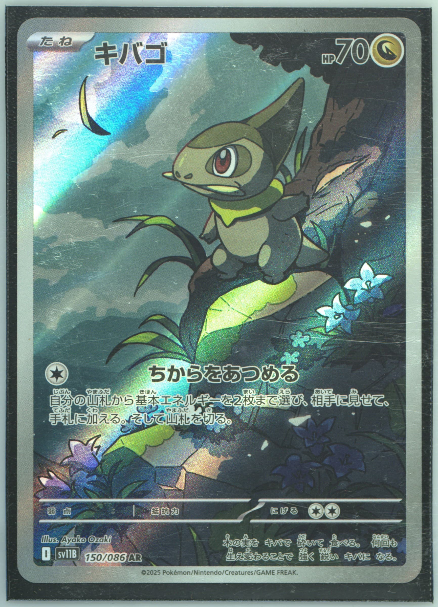 Axew Art Rare (150) 2025 Pokemon Japanese Sv11b-Black Bolt