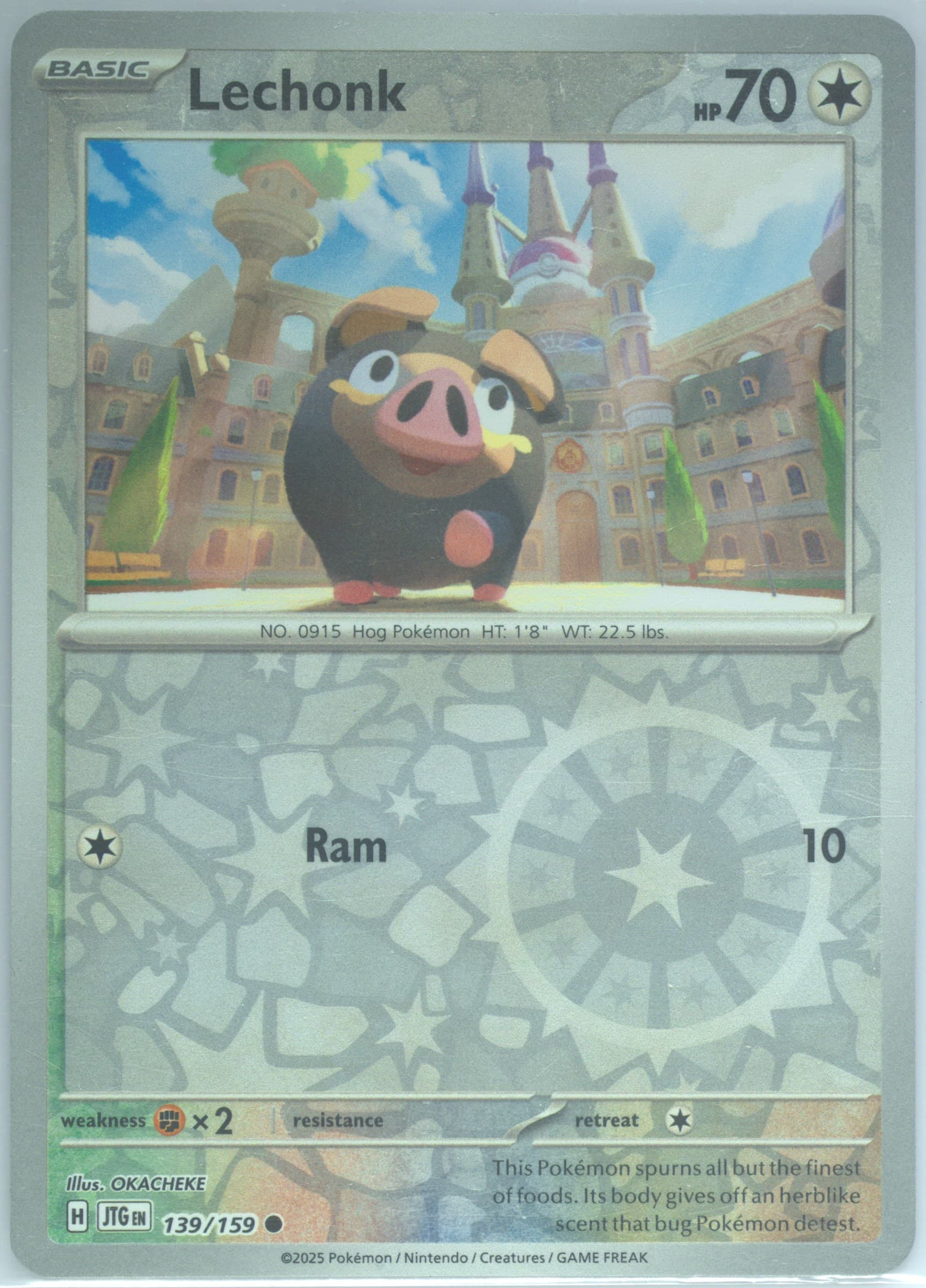 Lechonk Reverse Holo (139) 2025 Pokemon Jtg EN-Journey Together