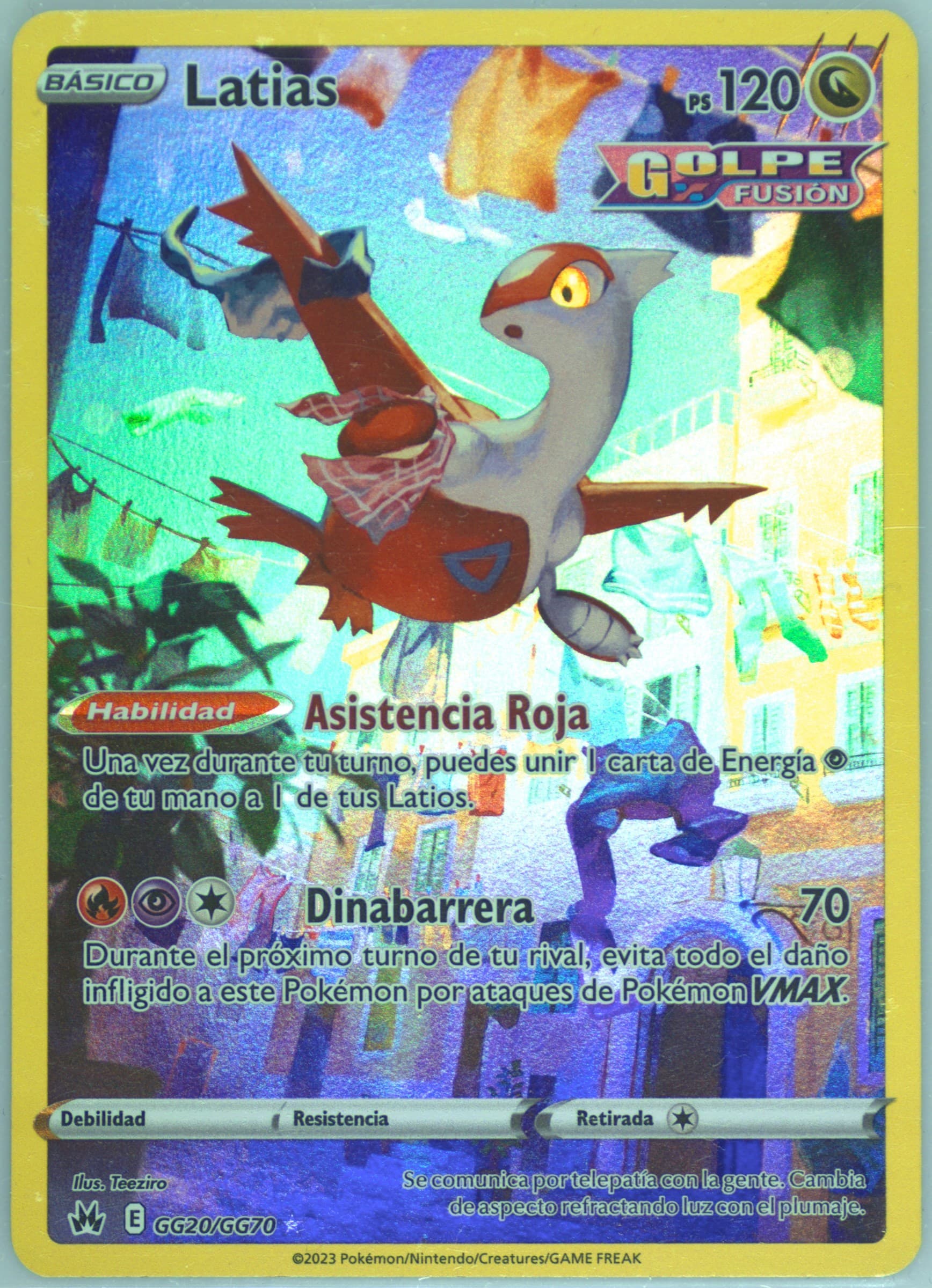 Full Art/Latias Spanish (GG20) 2023 Pokemon Sword and Shield Crown Zenith