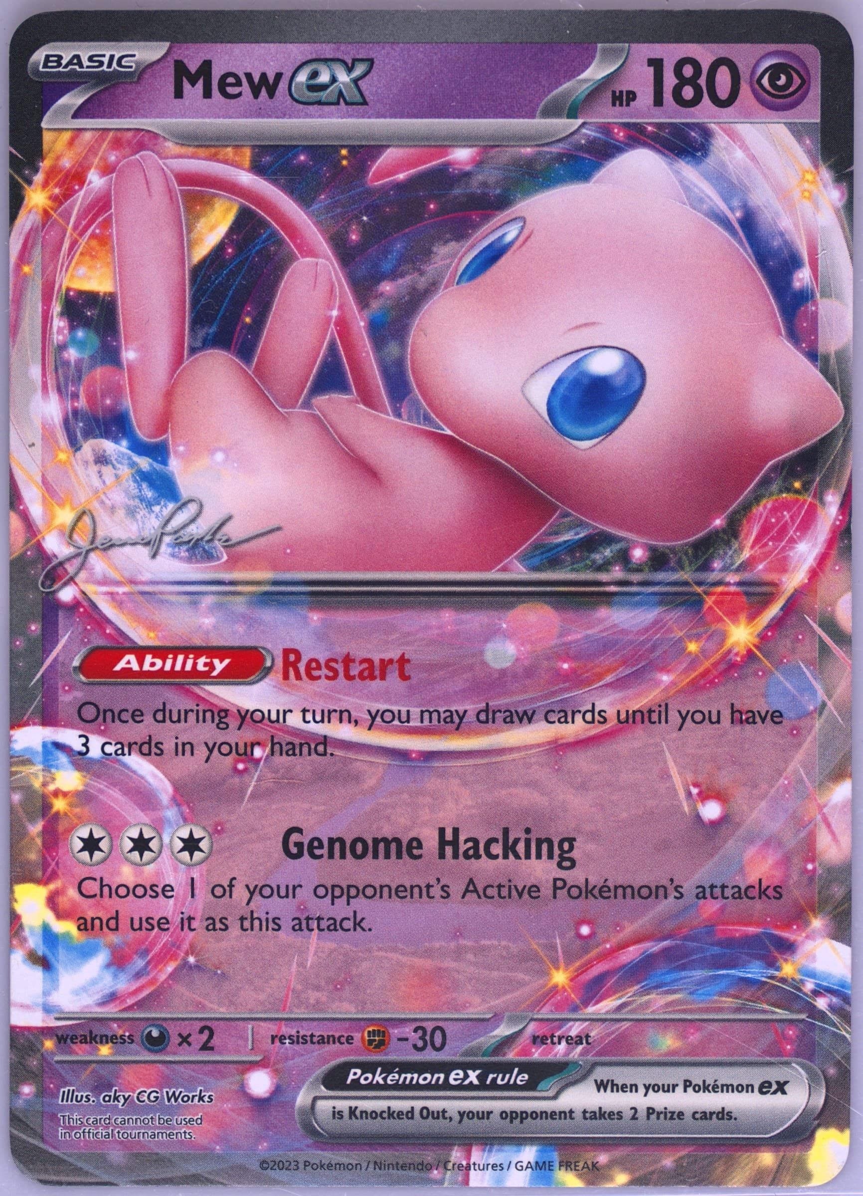 Mew EX 2025 Pokemon 2024 World Championship Deck: the 'Don