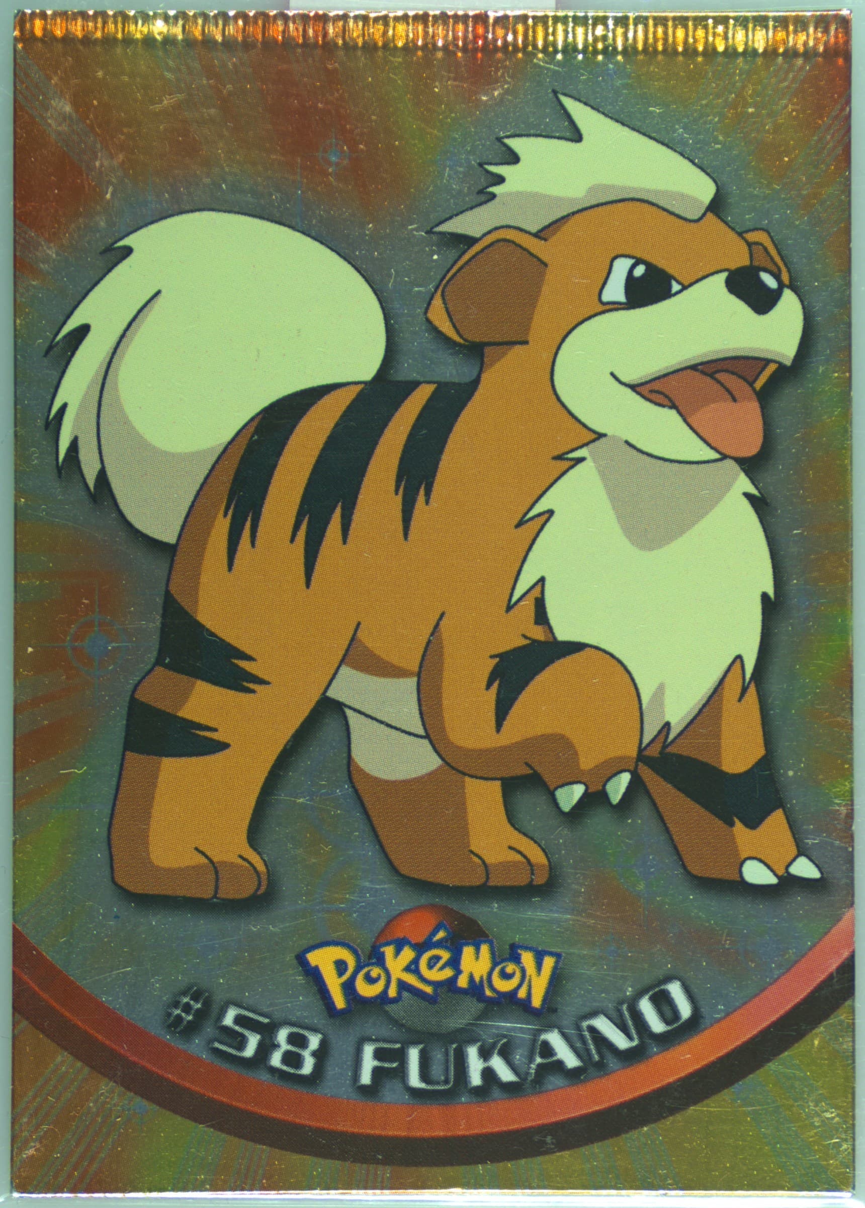 Fukano Foil-German (58) 1999 Topps Pokemon TV