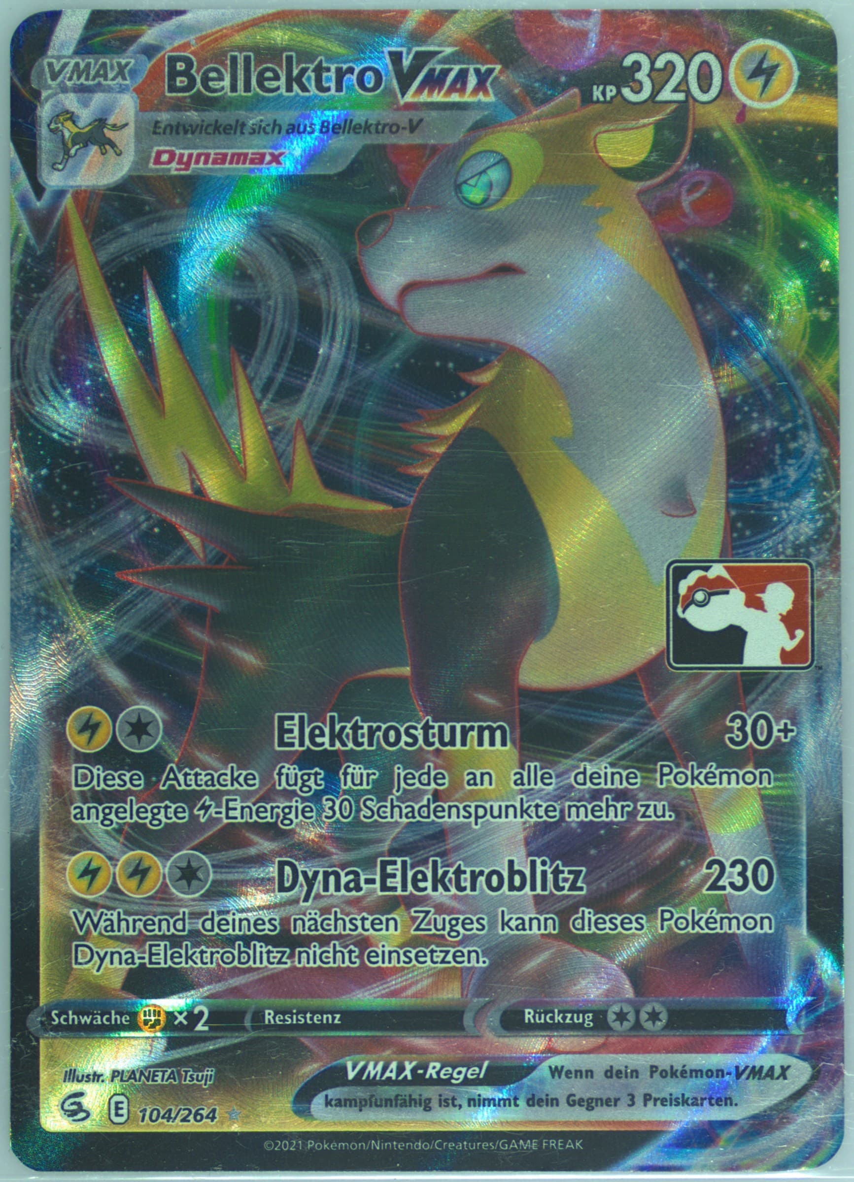 Bellektro Vmax German (104) 2023 Pokemon Play! Pokemon Prize Pack: Series 2