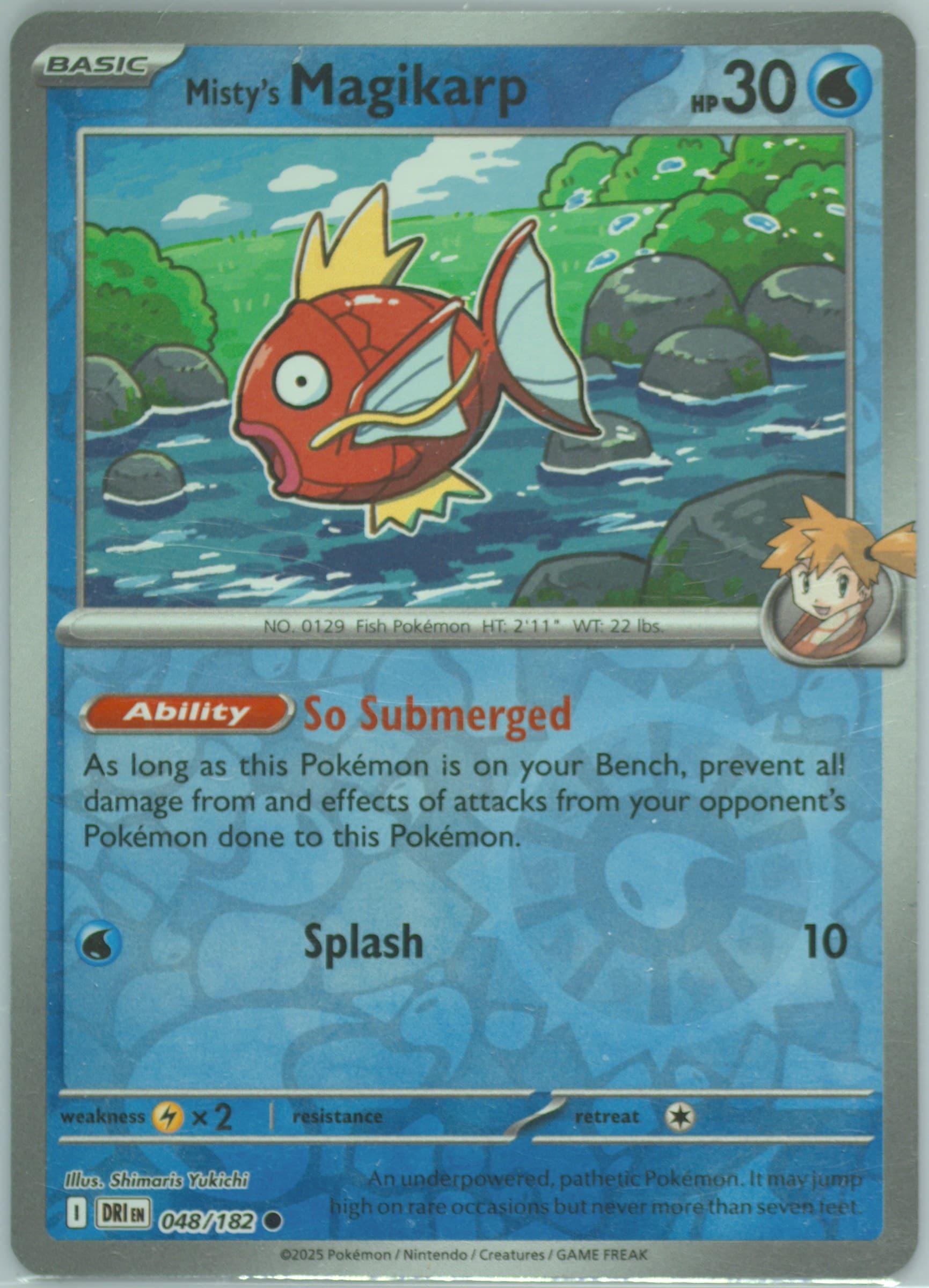 Misty's Magikarp Reverse Holo (048) 2025 Pokemon Dri EN-Destined Rivals