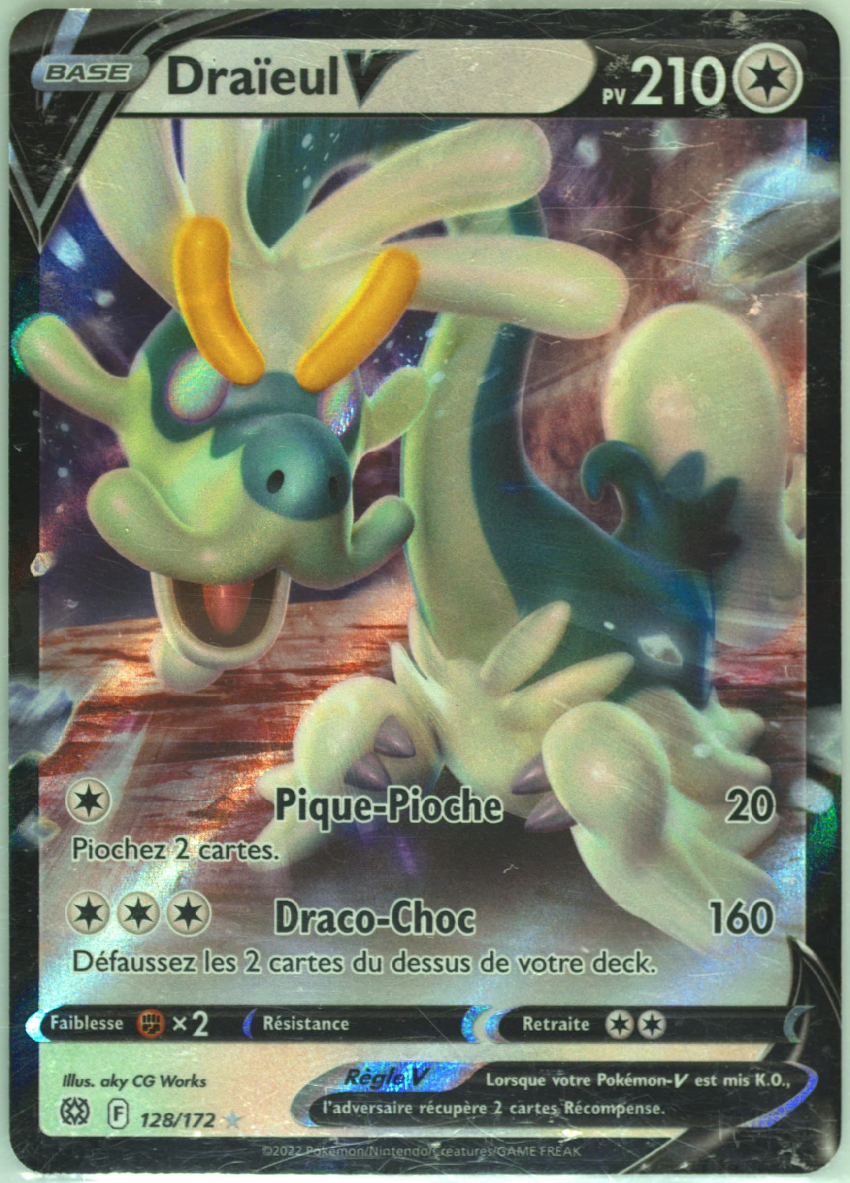 Draieul V French (128) 2022 Pokemon Sword & Shield Brilliant Stars