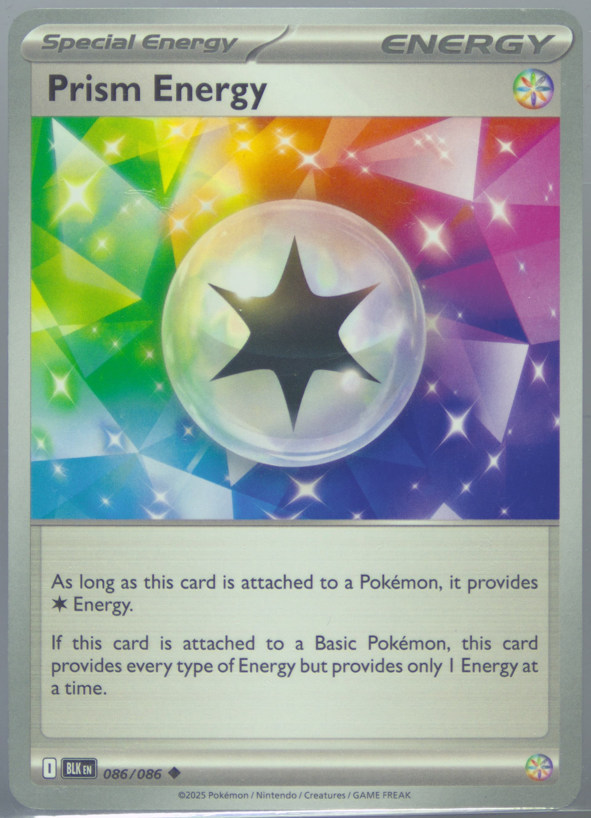Prism Energy (086) 2025 Pokemon Blk EN-Black Bolt