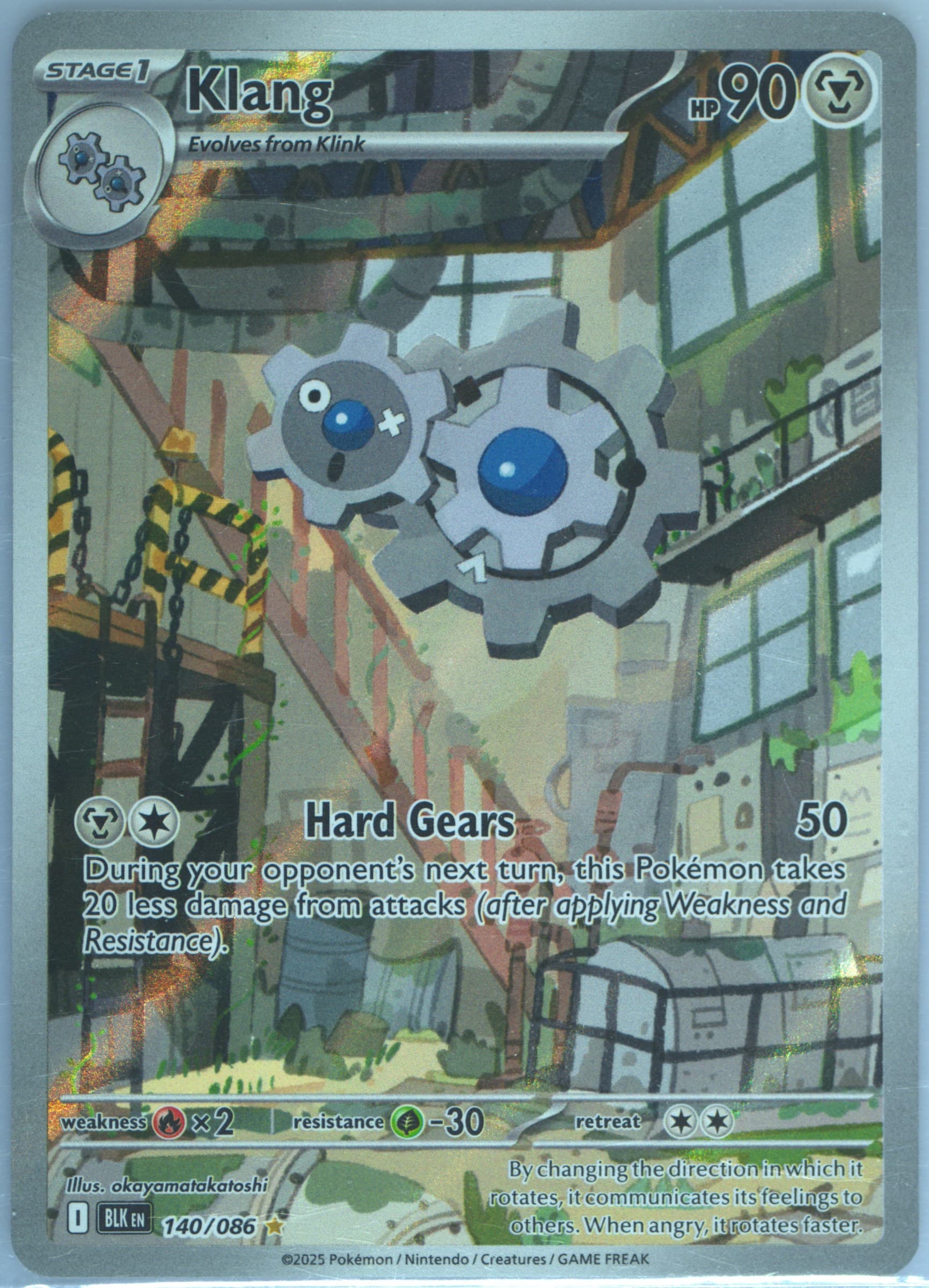 Klang Illustration Rare (140) 2025 Pokemon Blk EN-Black Bolt