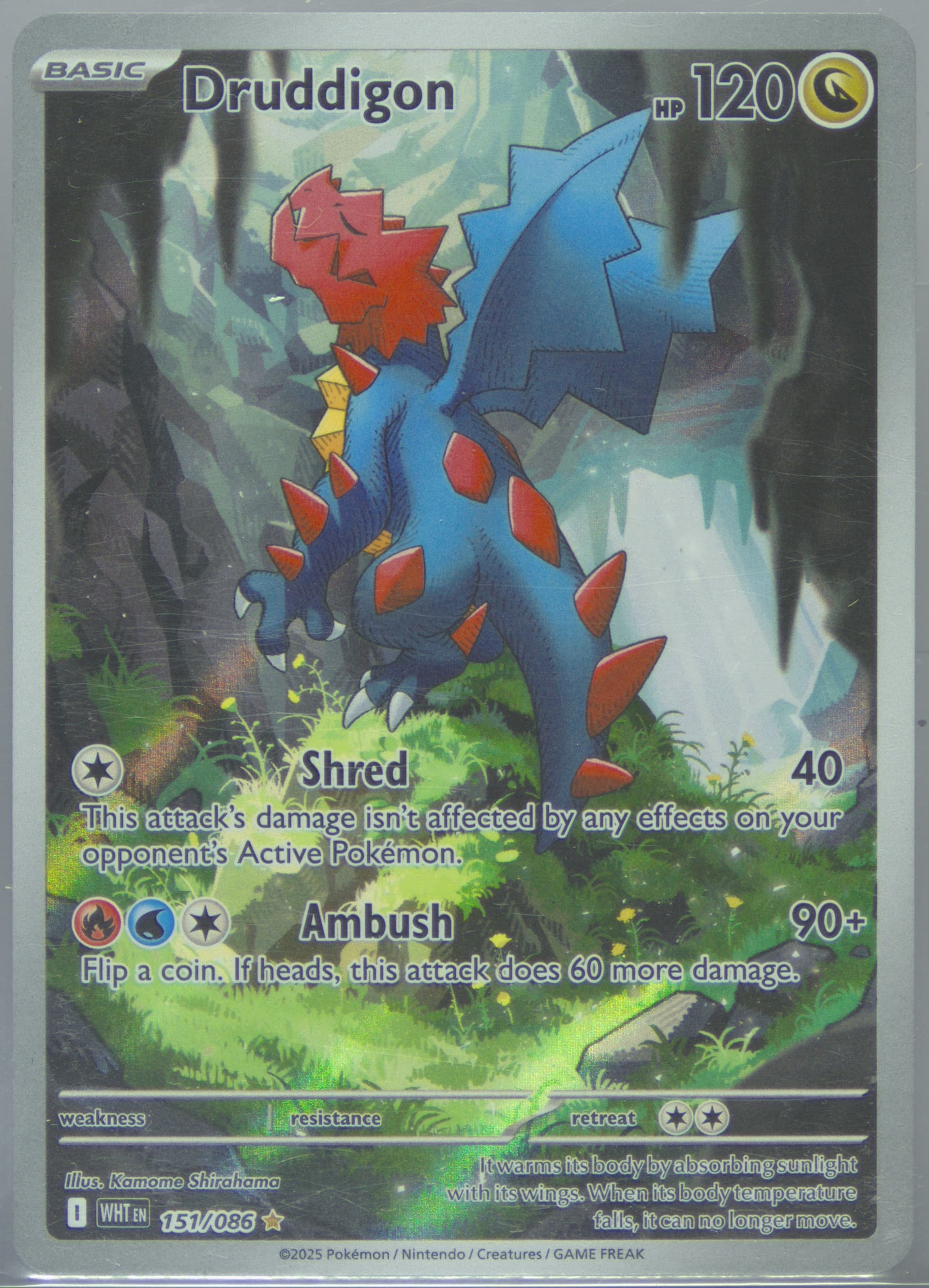 Druddigon Illustration Rare (151) 2025 Pokemon Wht EN-White Flare