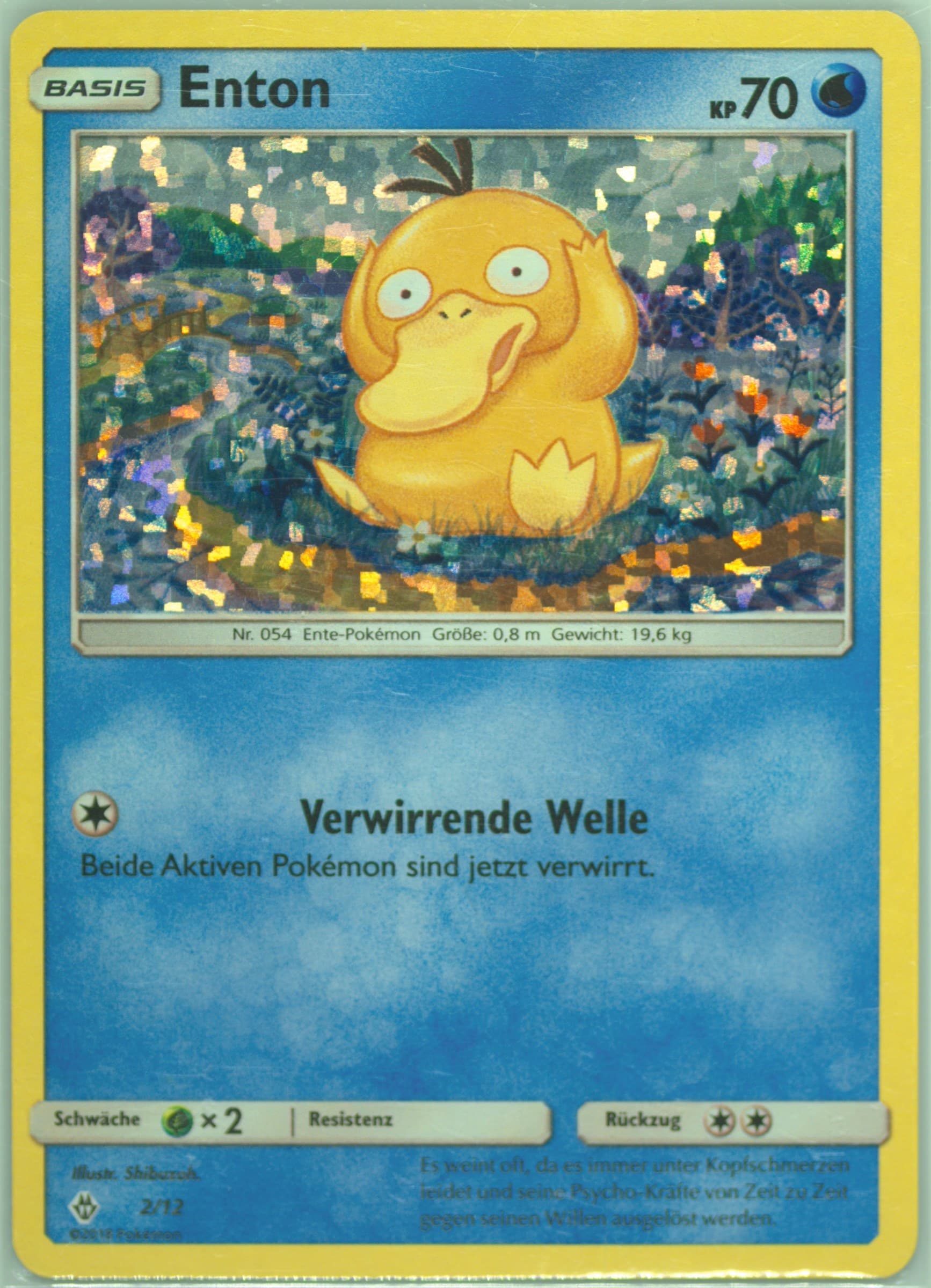 Enton-Holo German (2) 2018 Pokemon McDonald's Collection