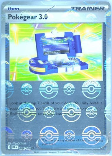 Pokegear 3.0 Poke Ball Reverse Holo (084) 2025 Pokemon Blk EN-Black Bolt