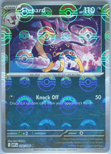 Liepard Poke Ball Reverse Holo (056) 2025 Pokemon Wht EN-White Flare