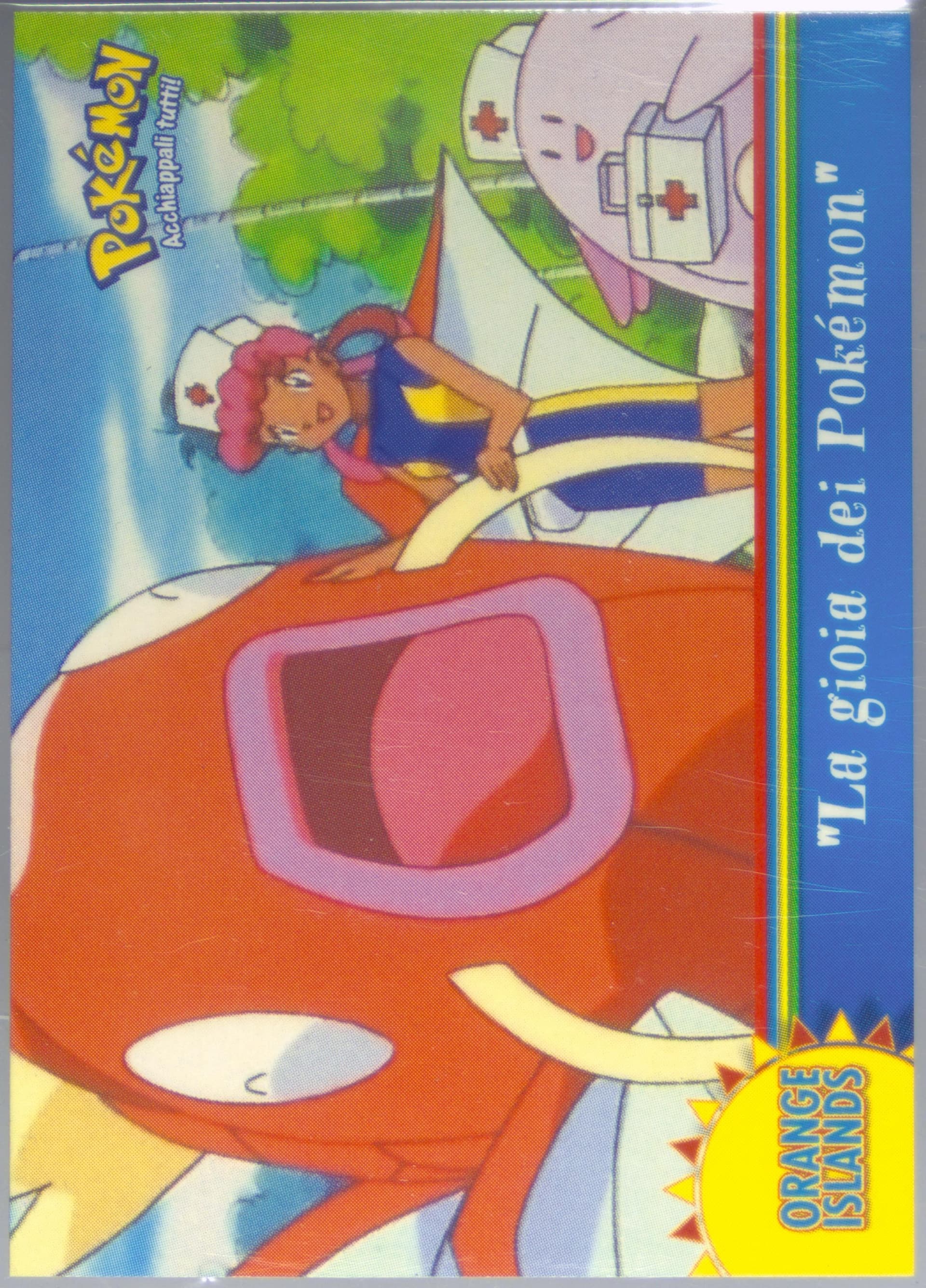 The Joy of Pokemon Italian (OR9) 2000 Topps Pokemon TV Animation Series 3 Orange Islands