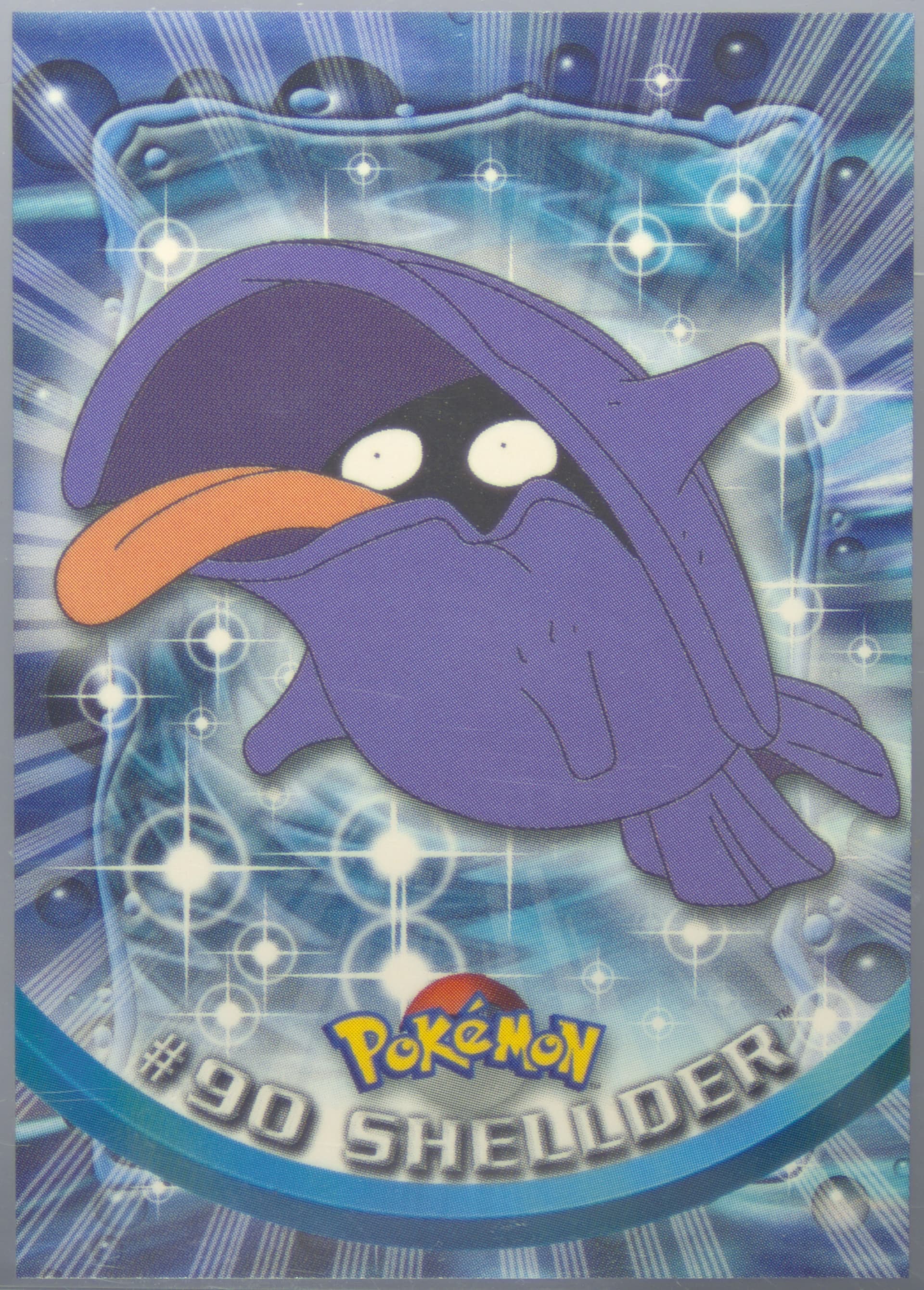 Shellder Italian (90) 2000 Topps Pokemon TV Animation Series 2