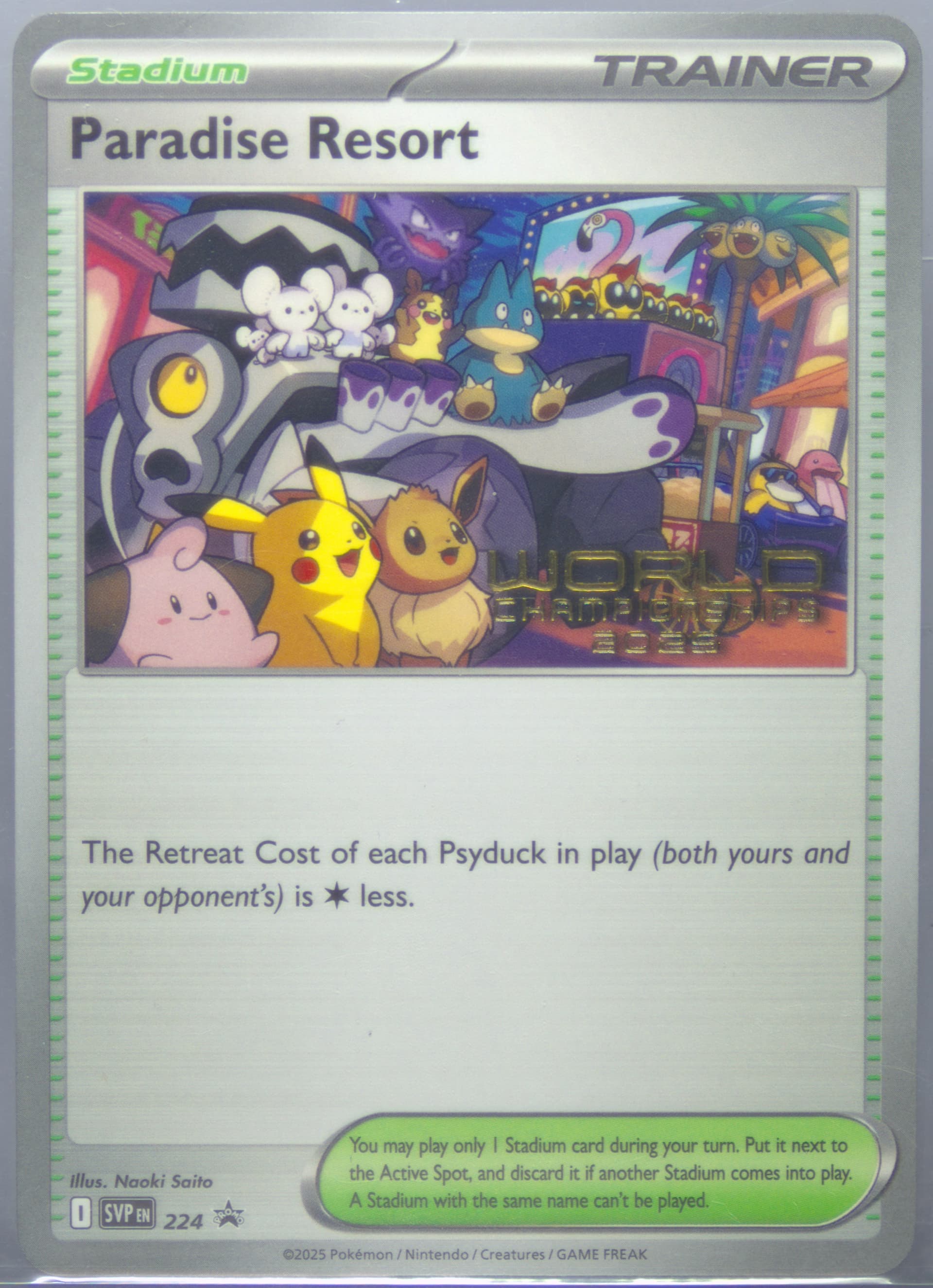 Paradise Resort World Championships 2025 (224) 2025 Pokemon Svp EN-SV Black Star Promo