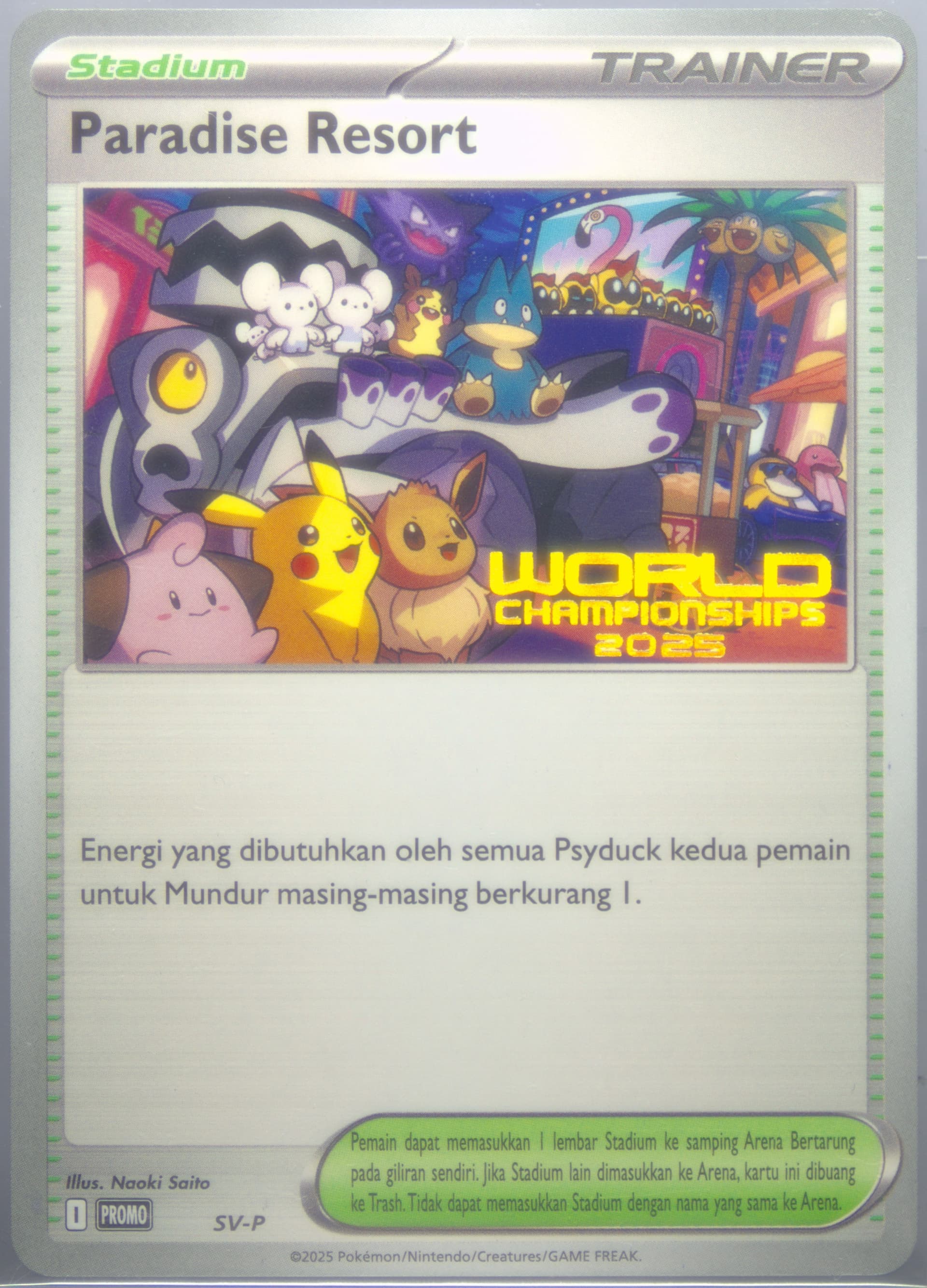Paradise Resort World Championships 2025 (SV-P) 2025 Pokemon Indonesian SV-P Promo