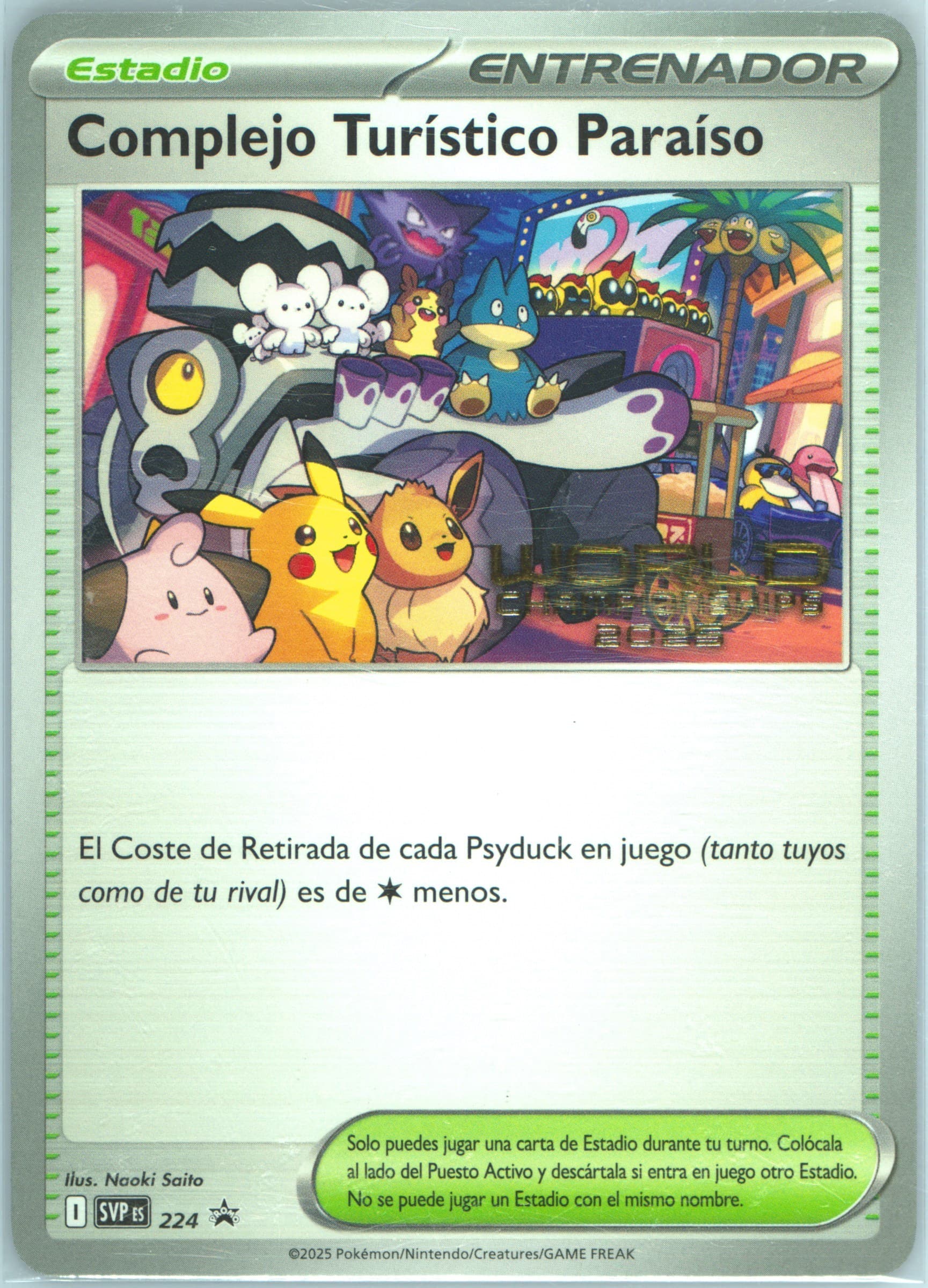Paradise Resort World Championships 2025 (224) 2025 Pokemon Spanish Svp ES-SV Black Star Promo