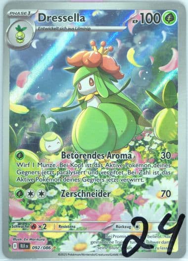 Lilligant Illustration Rare (092) 2025 Pokemon German Blk de-Black Bolt