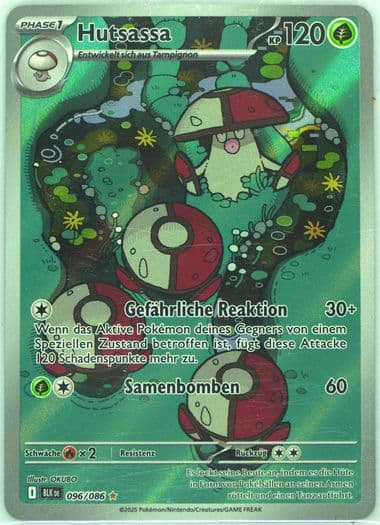 Amoonguss Illustration Rare (096) 2025 Pokemon German Blk de-Black Bolt