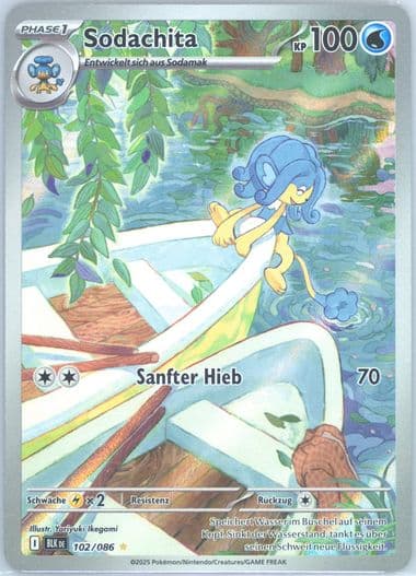 Simipour Illustration Rare (102) 2025 Pokemon German Blk de-Black Bolt