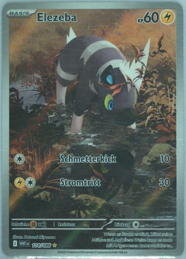 Blitzle Illustration Rare (114) 2025 Pokemon German Wht de-White Flare