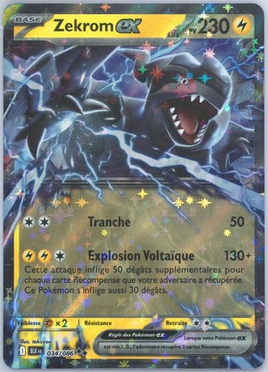 Zekrom EX (034) 2025 Pokemon French Blk FR-Black Bolt