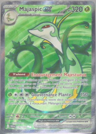 Serperior EX Ultra Rare (156) 2025 Pokemon French Blk FR-Black Bolt