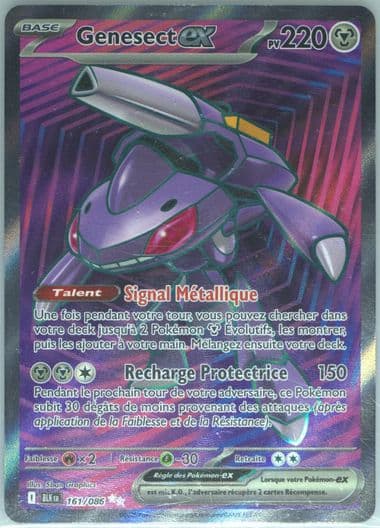 Genesect EX Ultra Rare (161) 2025 Pokemon French Blk FR-Black Bolt