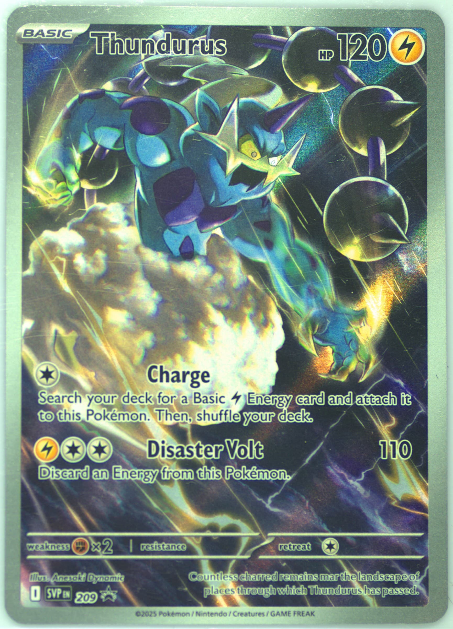 Thundurus Black Bolt Elite Trainer Box (209) 2025 Pokemon Svp EN-SV Black Star Promo