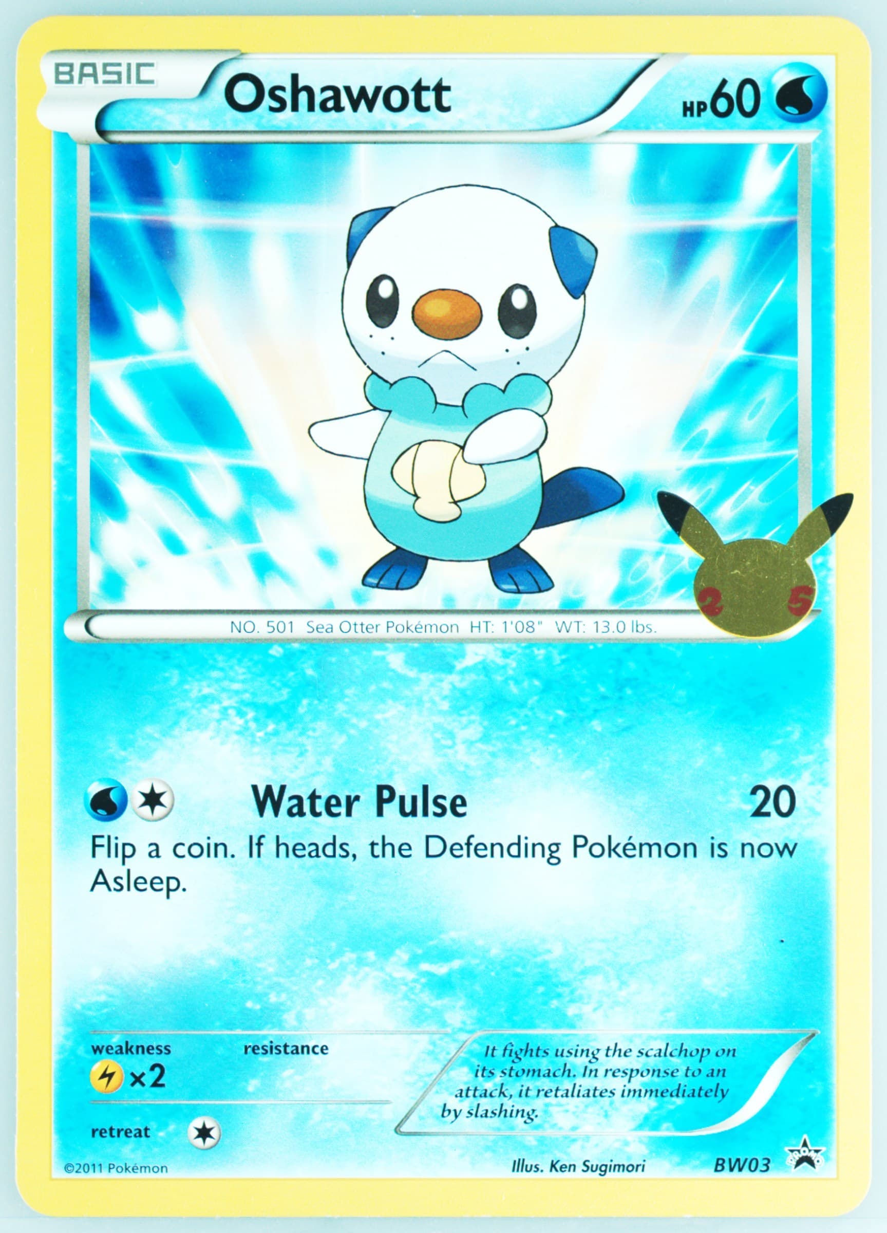 Oshawott (03) 2021 Pokemon First Partner Jumbos