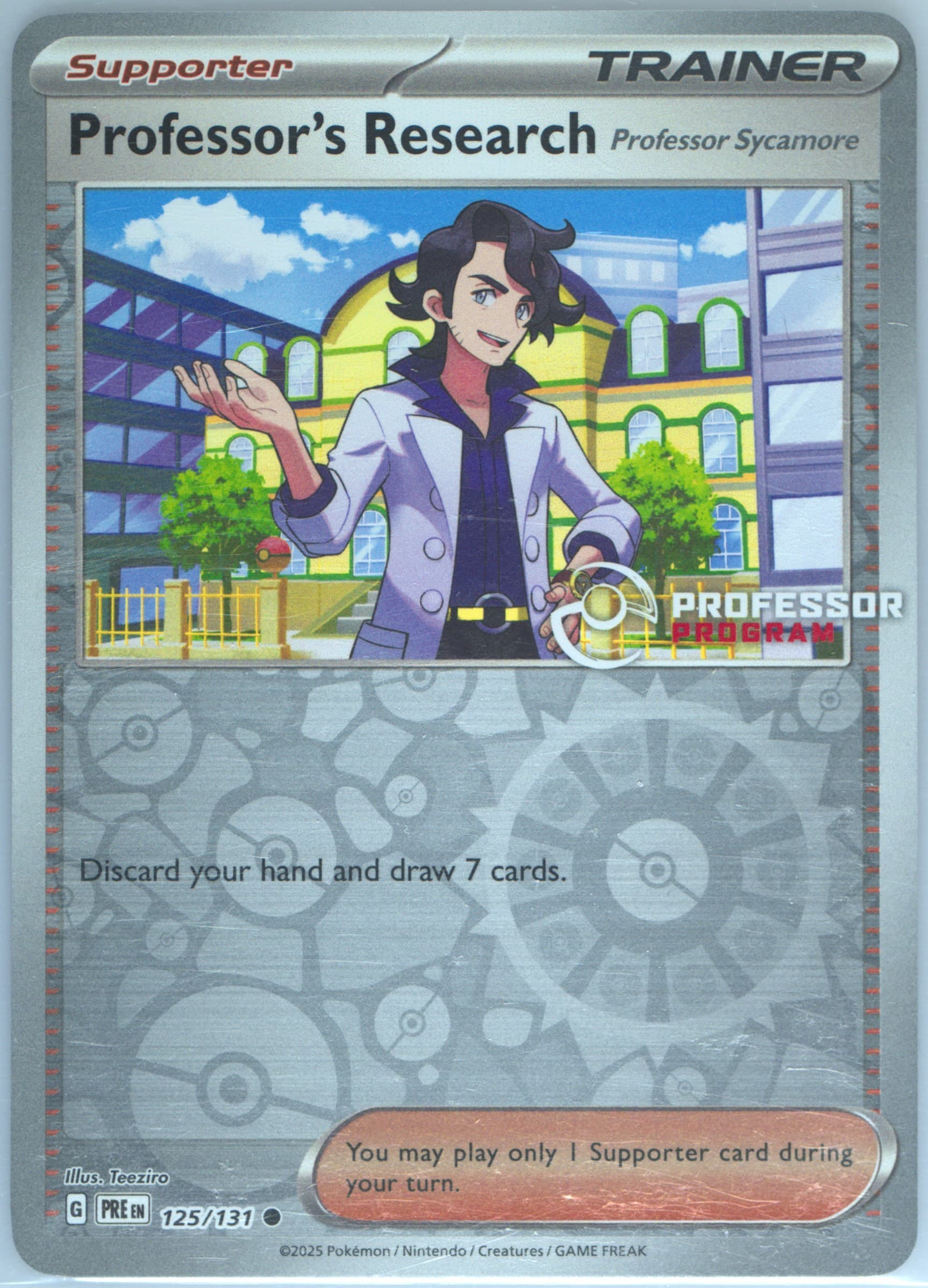 Professor's Research Professor Program (125) 2025 Pokemon Pre EN-Prismatic Evolutions