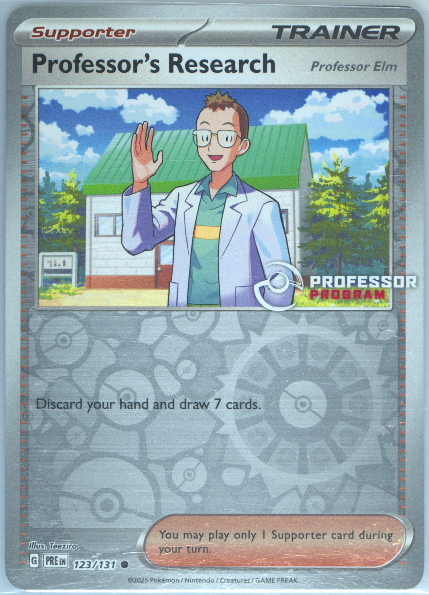 Professor's Research Professor Program (123) 2025 Pokemon Pre EN-Prismatic Evolutions