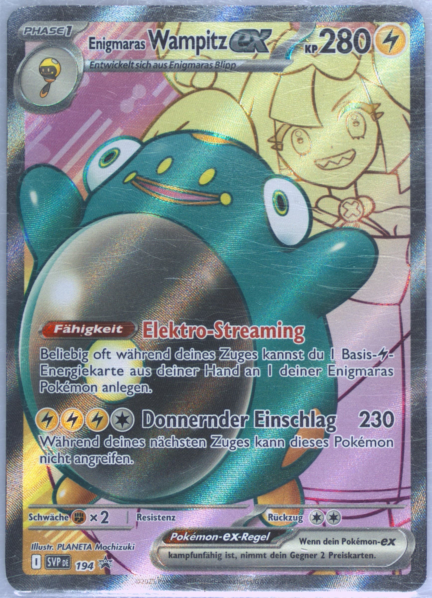 Iono's Bellibolt EX Iono's Bellibolt EX Premium Collection (194) 2025 Pokemon German Svp de-SV Black Star Promo