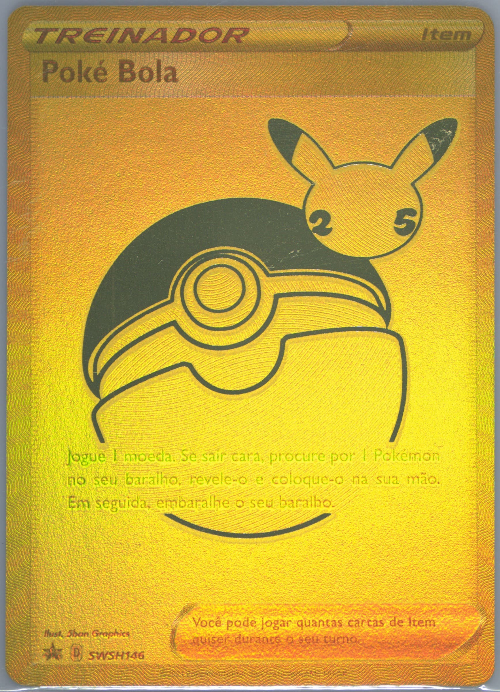 Full Art/Poke Ball Celebrations Ultra-Premium Collection-Portuguese (146) 2021 Pokemon Swsh Black Star Promo