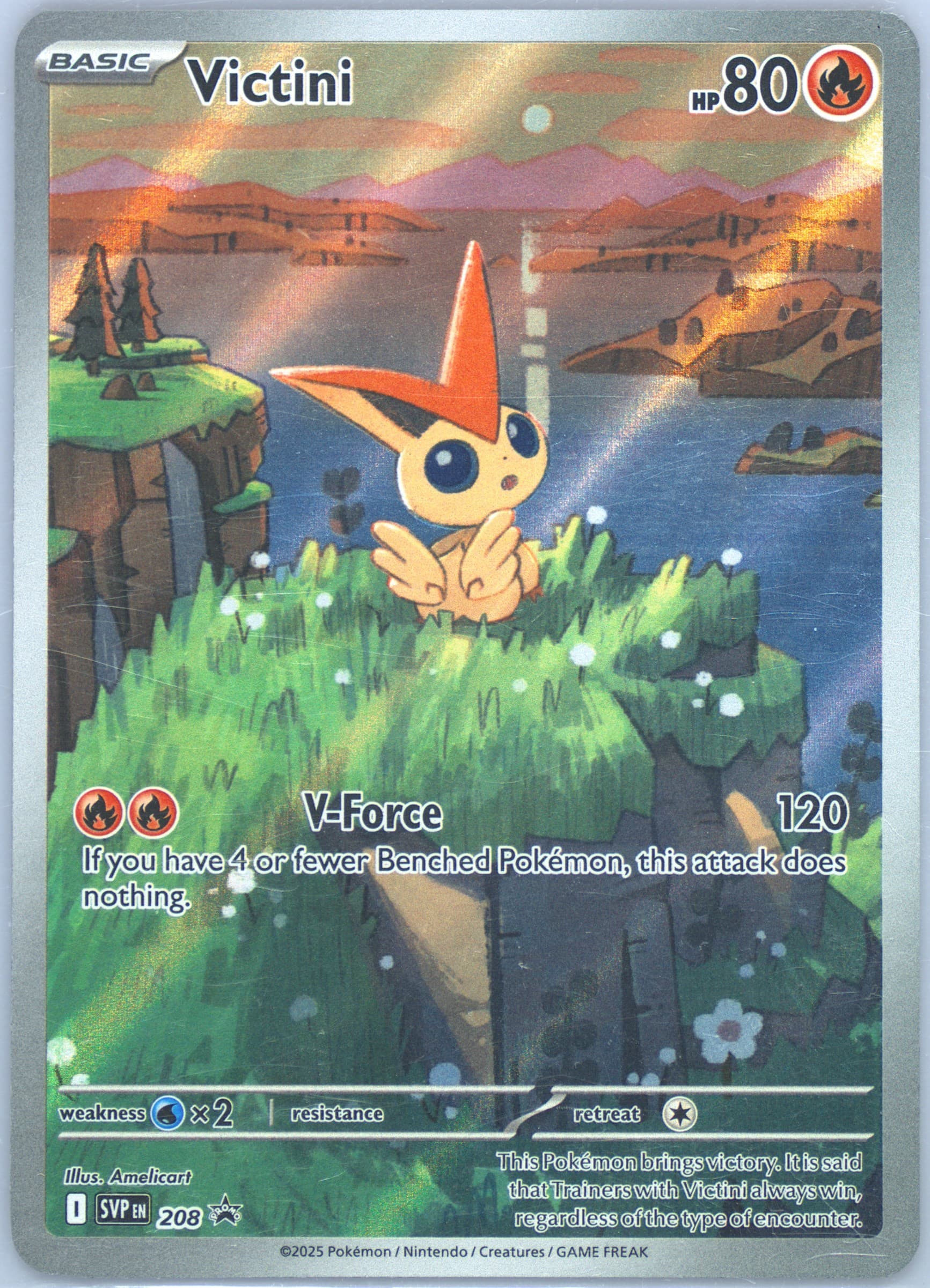 Victini Unova Victini Illustration Collection (208) 2025 Pokemon Svp EN-SV Black Star Promo