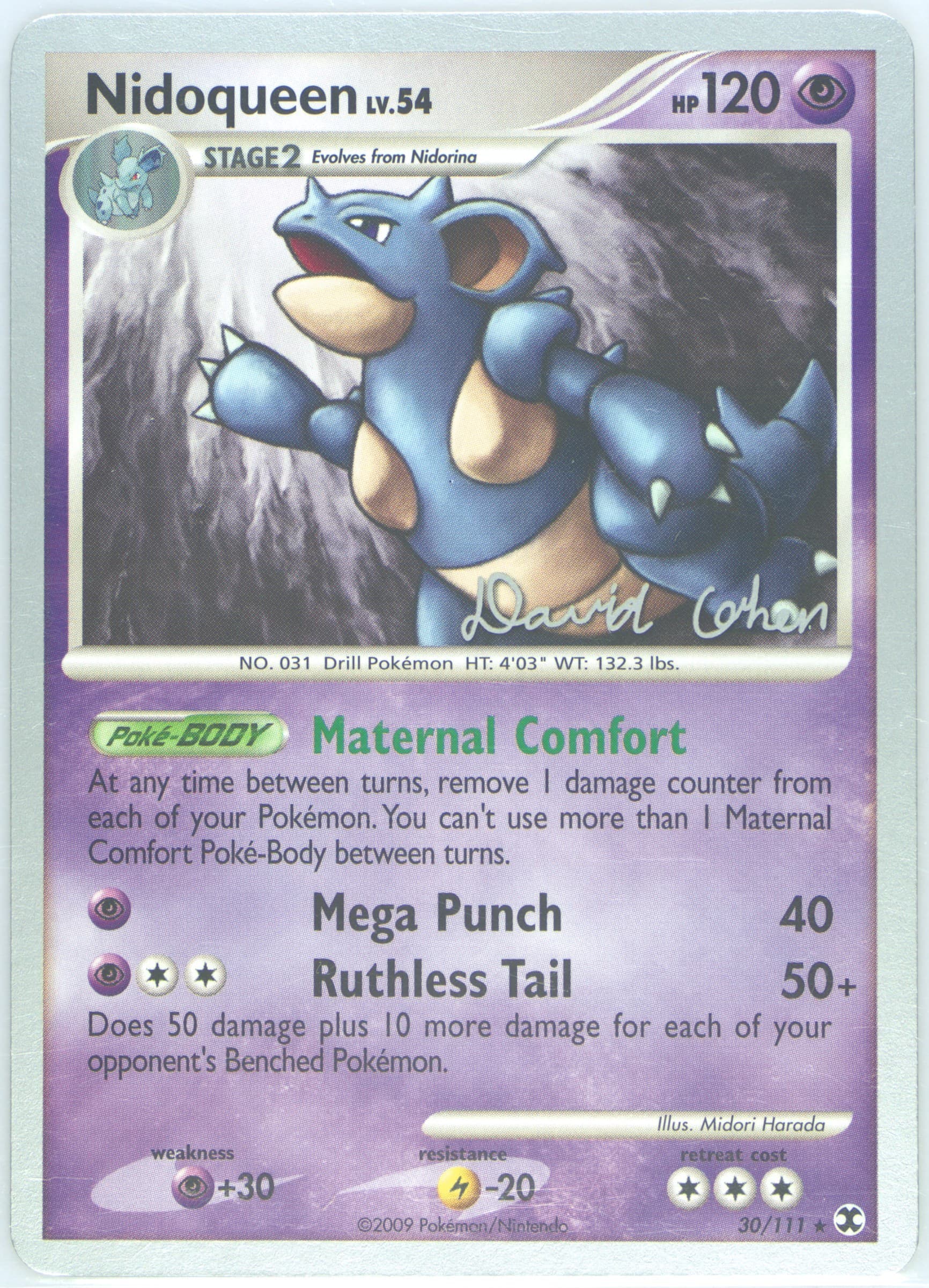 Nidoqueen Stallgon (30) 2009 Pokemon World Championships Promo