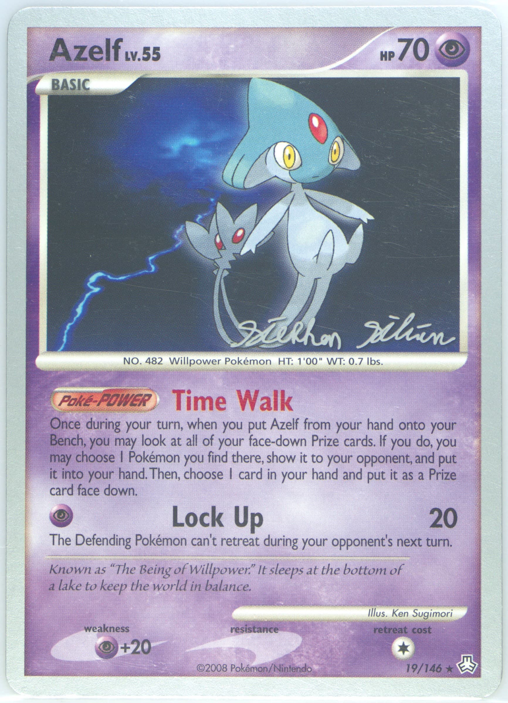 Azelf Luxdrill (19) 2009 Pokemon World Championships Promo