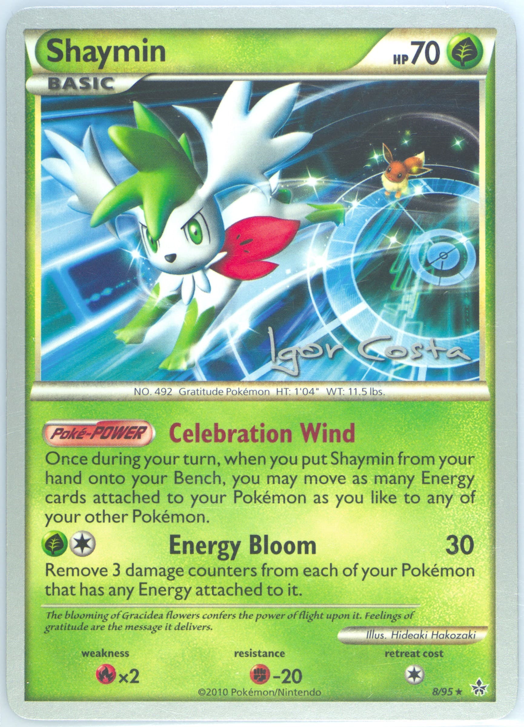 Shaymin Pesadelo Prism (8) 2012 Pokemon World Championships Promo