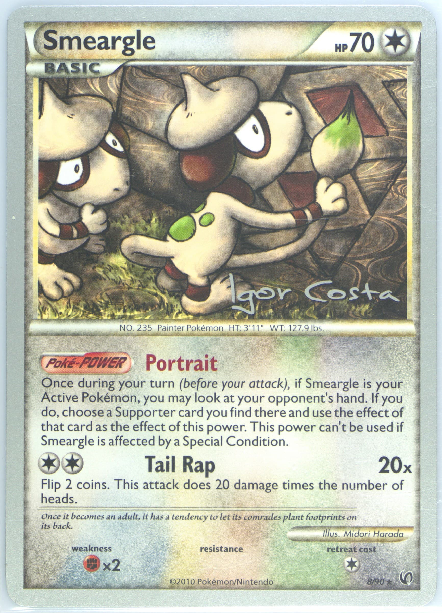 Smeargle Pesadelo Prism (8) 2012 Pokemon World Championships Promo
