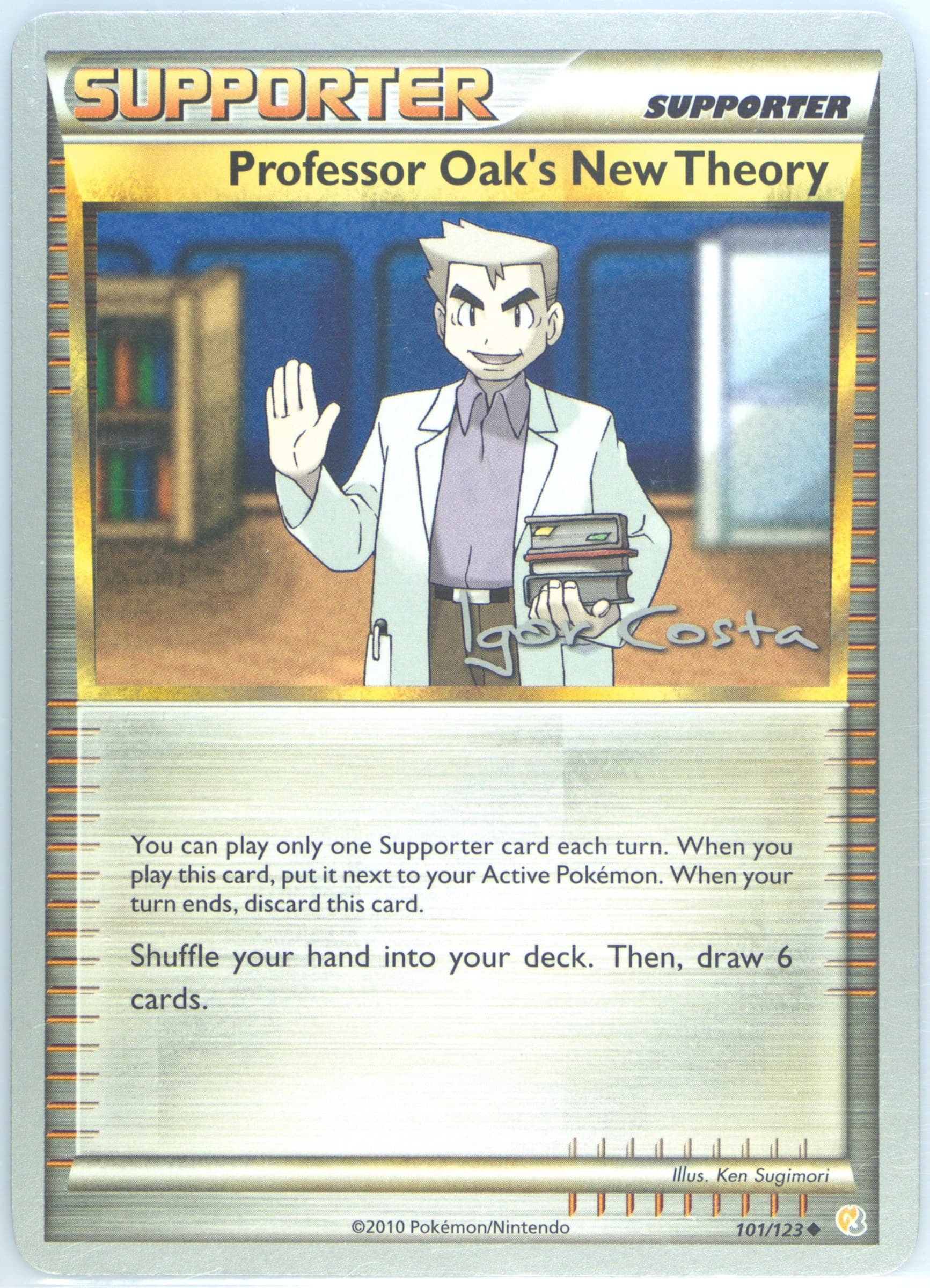 Professor Oak's New Theory Pesadelo Prism (101) 2012 Pokemon World Championships Promo