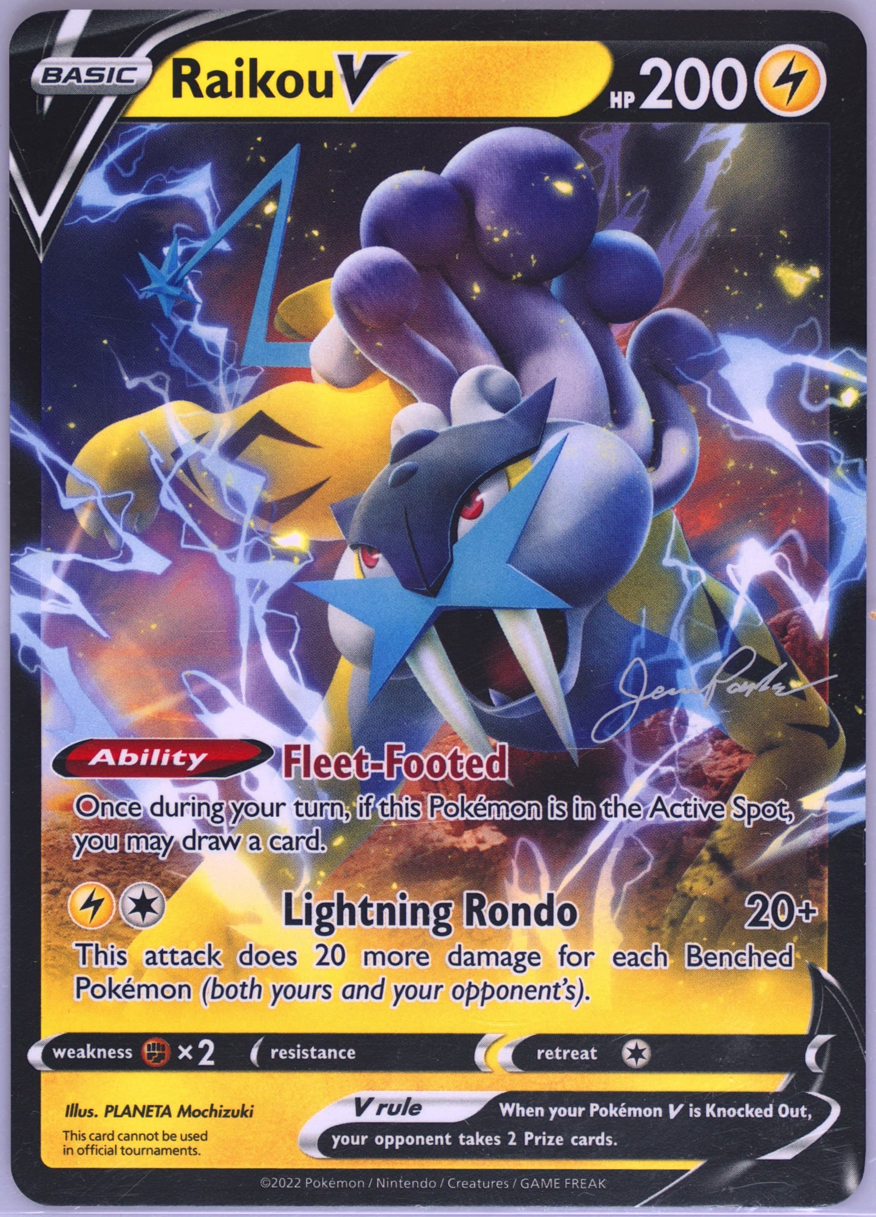 Raikou V 2025 Pokemon 2024 World Championship Deck: the 'Don