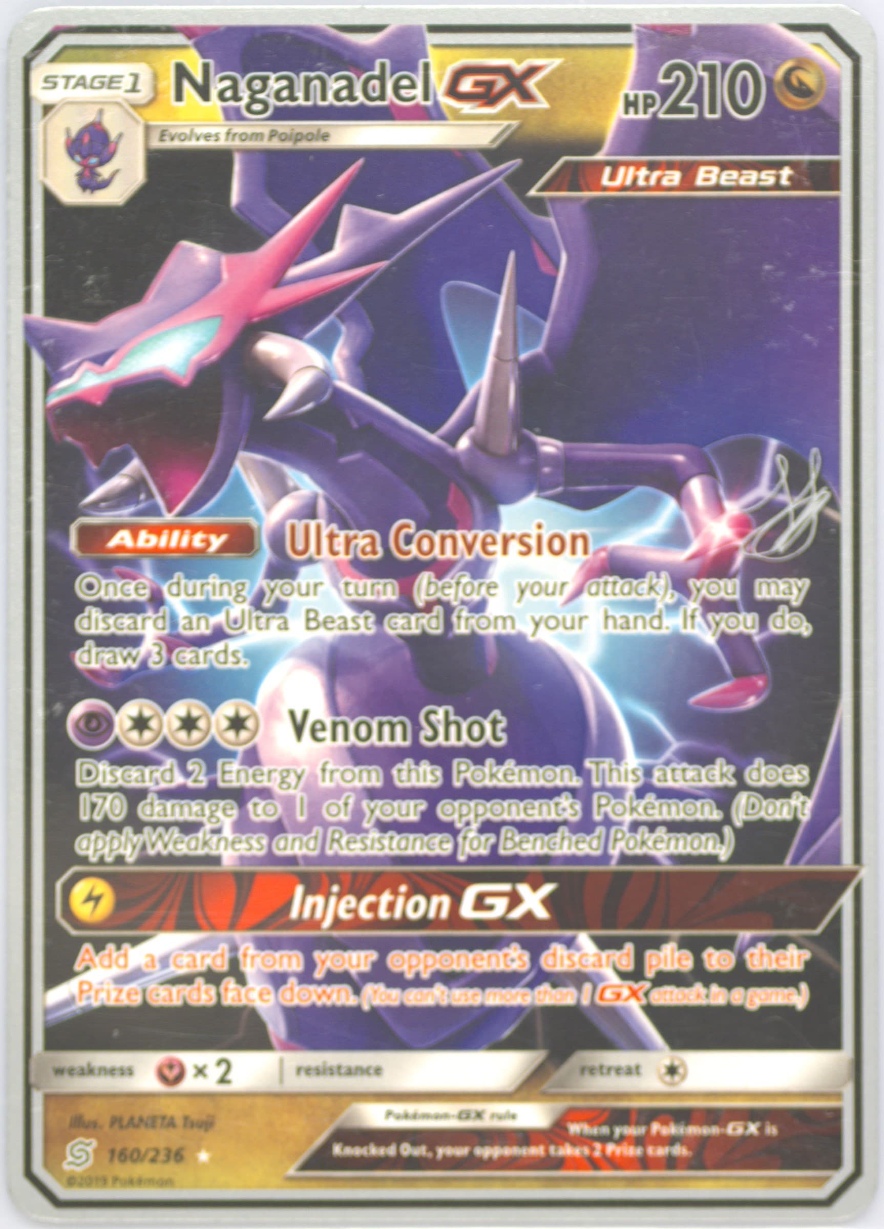 Naganadel GX (160) 2019 Pokemon 2019 World Championships Deck: Perfection