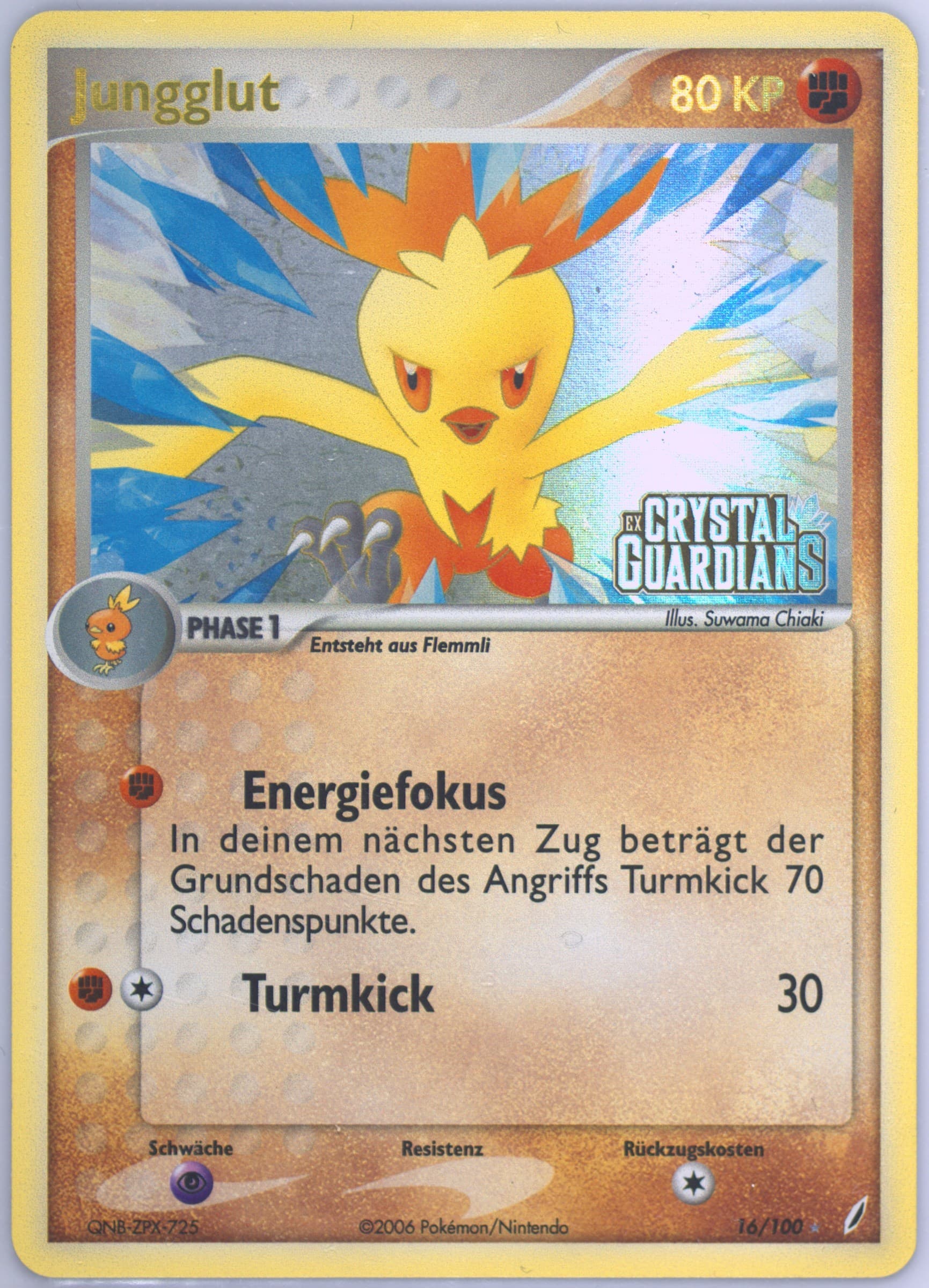 Jungglut-Reverse Foil German (16) 2006 Pokemon EX Crystal Guardians