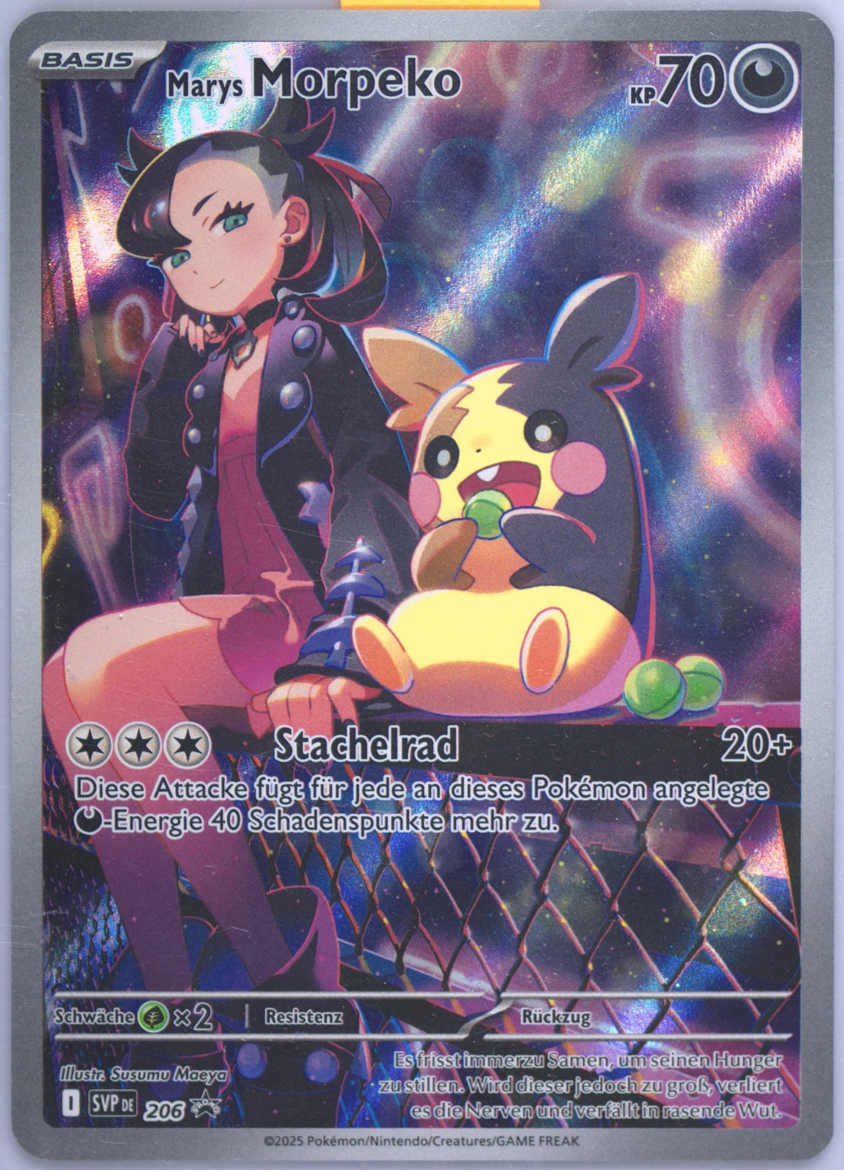 Marnie's Morpeko Marnie Rival Battle Deck (206) 2025 Pokemon German Svp de-SV Black Star Promo