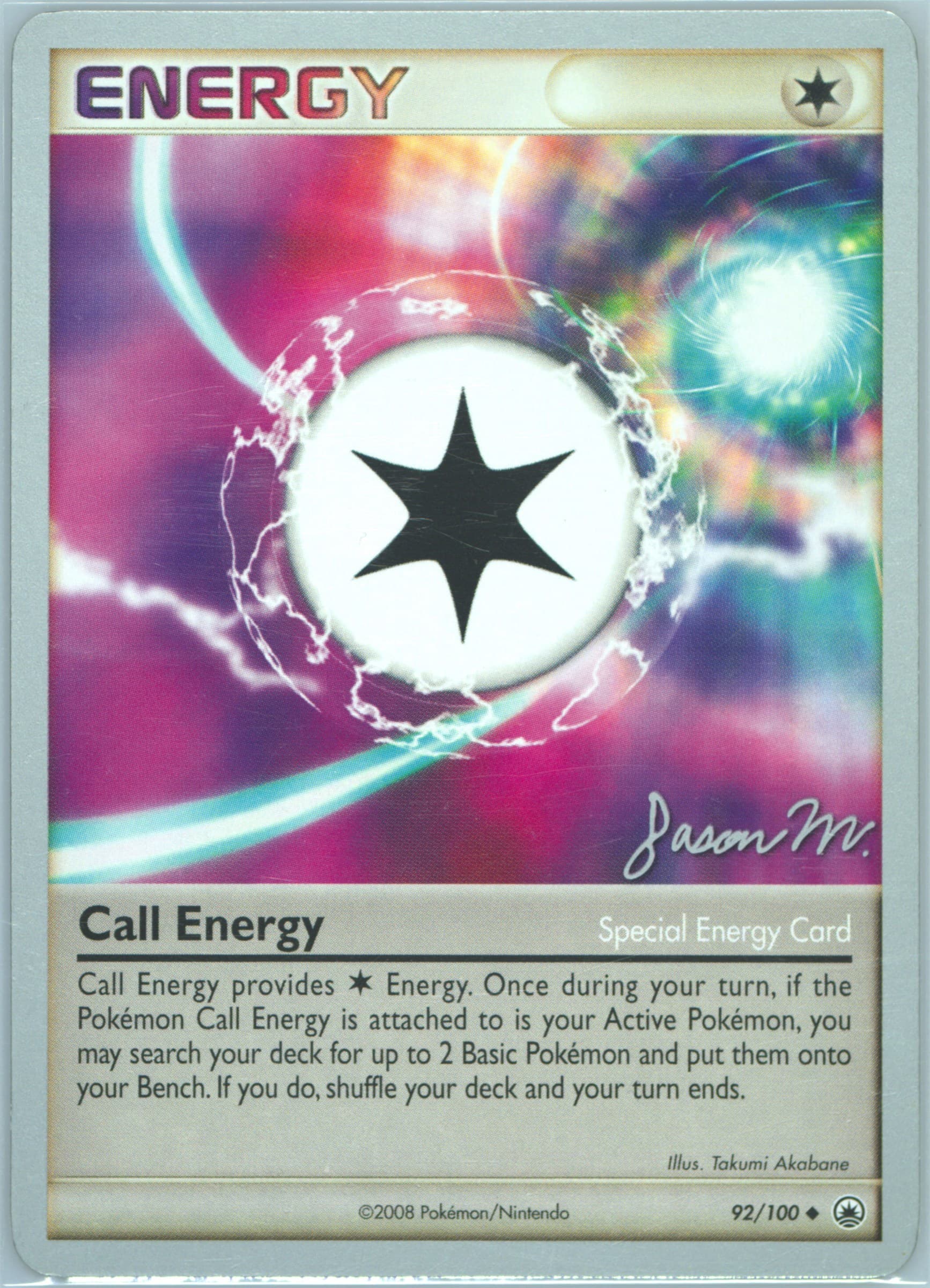 Call Energy Queengar (92) 2009 Pokemon World Championships Promo