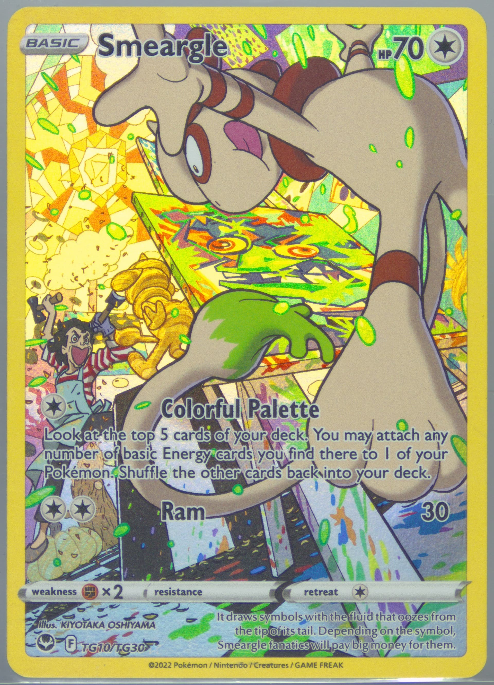 Smeargle Italian (TG10) 2022 Pokemon Sword & Shield Silver Tempest
