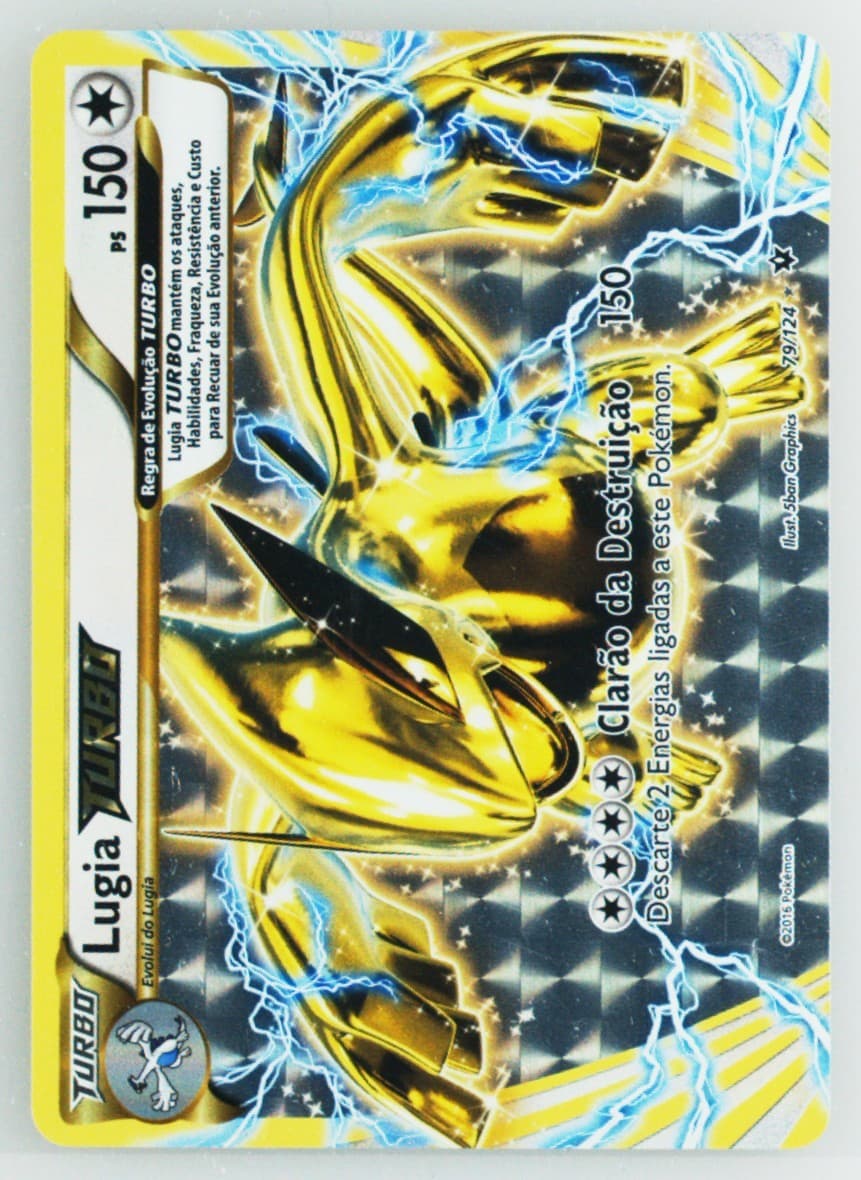 Lugia Turbo Portuguese (79) 2016 Pokemon XY Fates Collide
