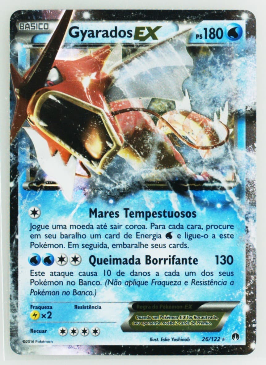 Gyarados EX Portuguese (26) 2016 Pokemon XY Breakpoint