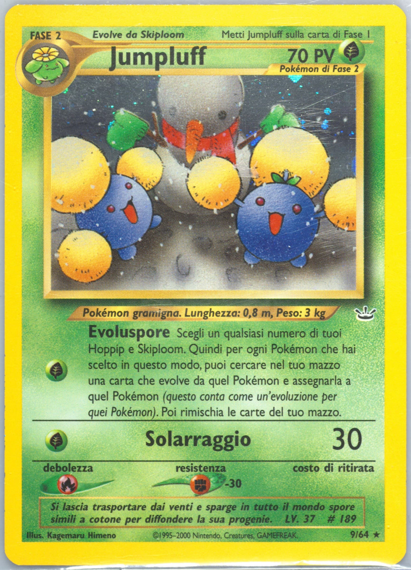 Jumpluff-Holo (9) 2001 Pokemon Italian Neo Revelation