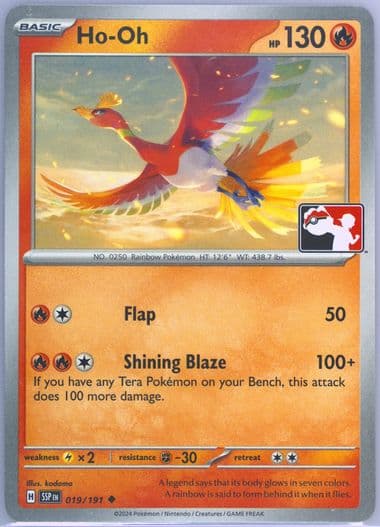 HO-Oh (019) 2025 Pokemon Play! Pokemon Prize Pack: Series 7